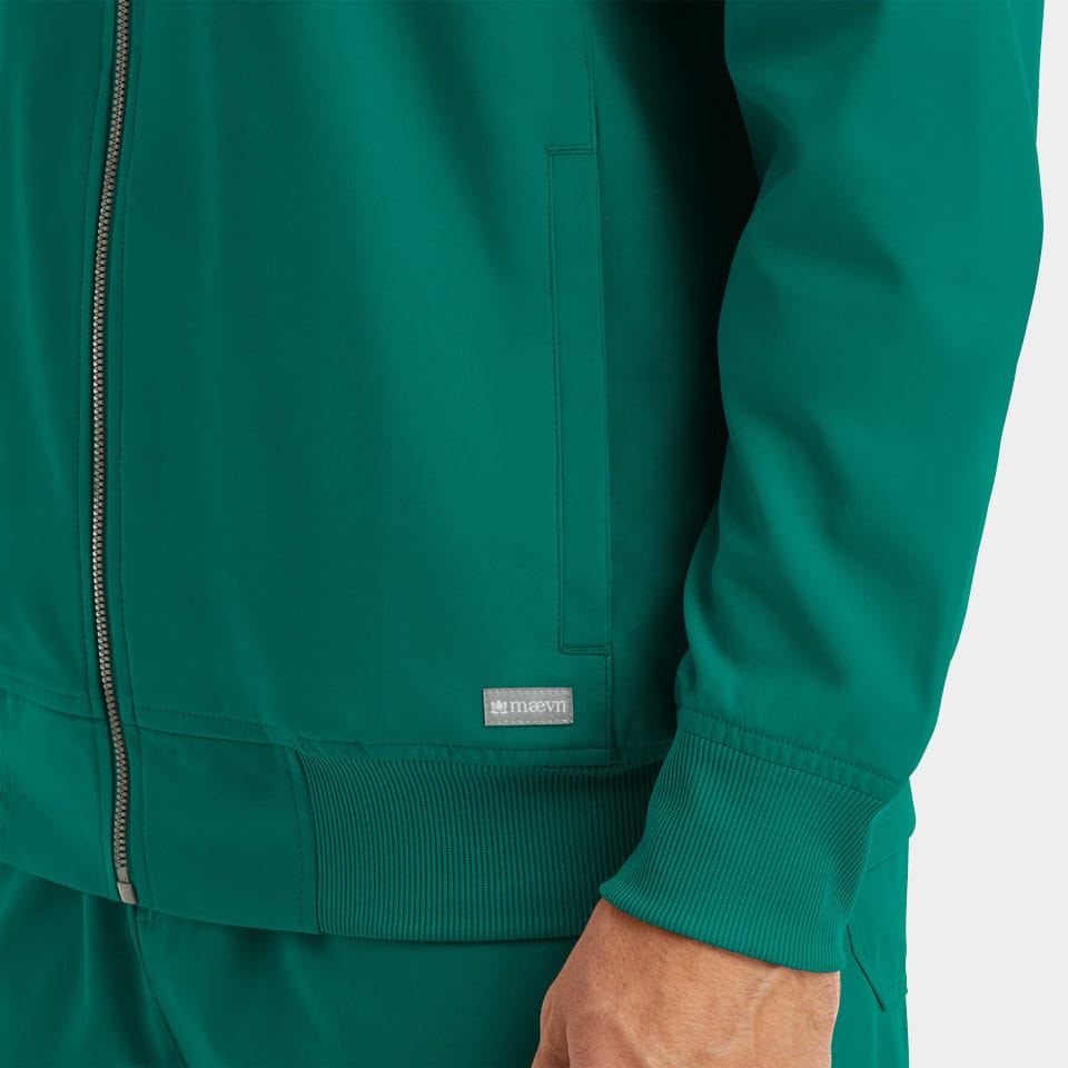 Men's Front Zip Warm-Up Jacket | 5861