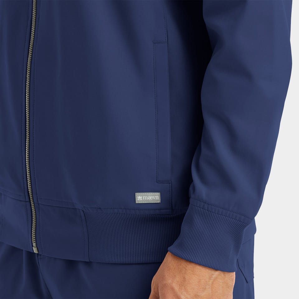 Men's Front Zip Warm-Up Jacket | 5861