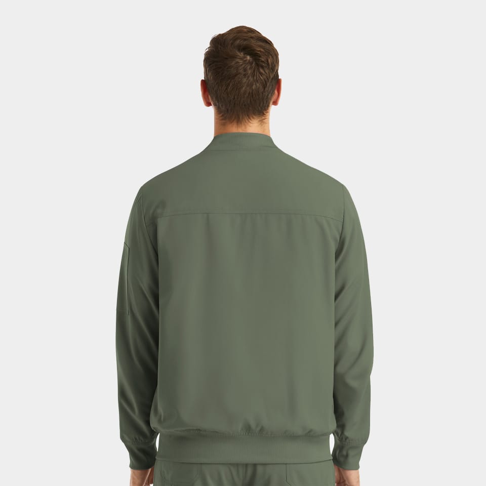 Men's Front Zip Warm-Up Jacket | 5861