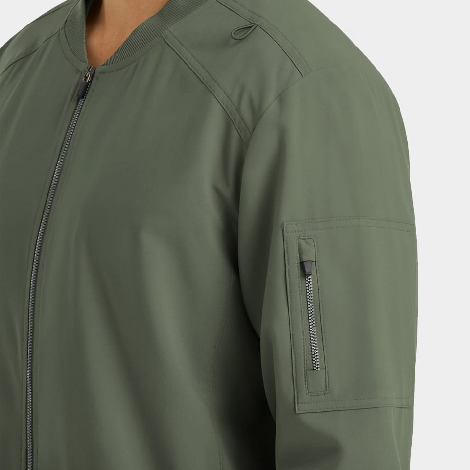 Men's Front Zip Warm-Up Jacket | 5861
