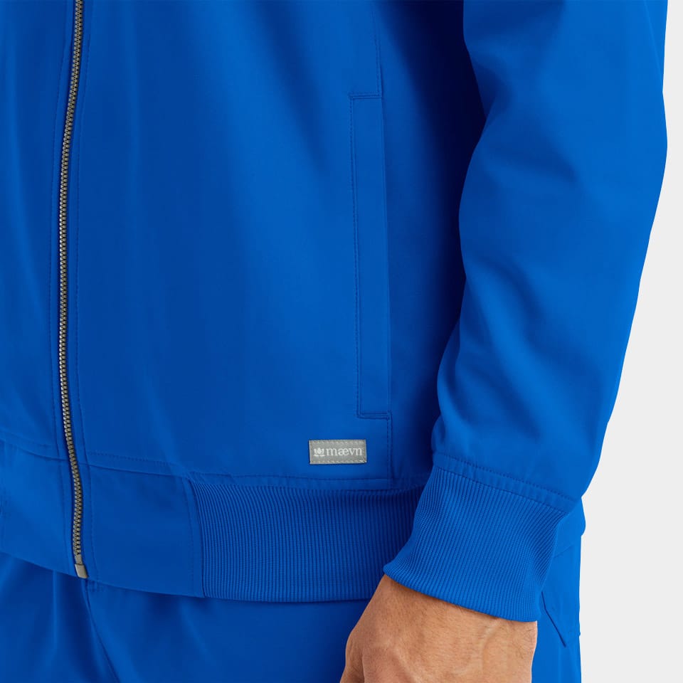 Men's Front Zip Warm-Up Jacket | 5861