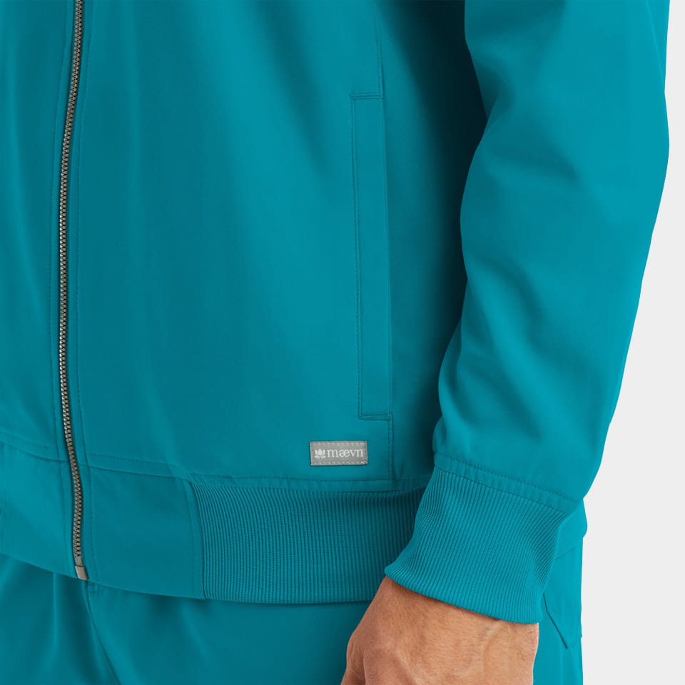 Men's Front Zip Warm-Up Jacket | 5861