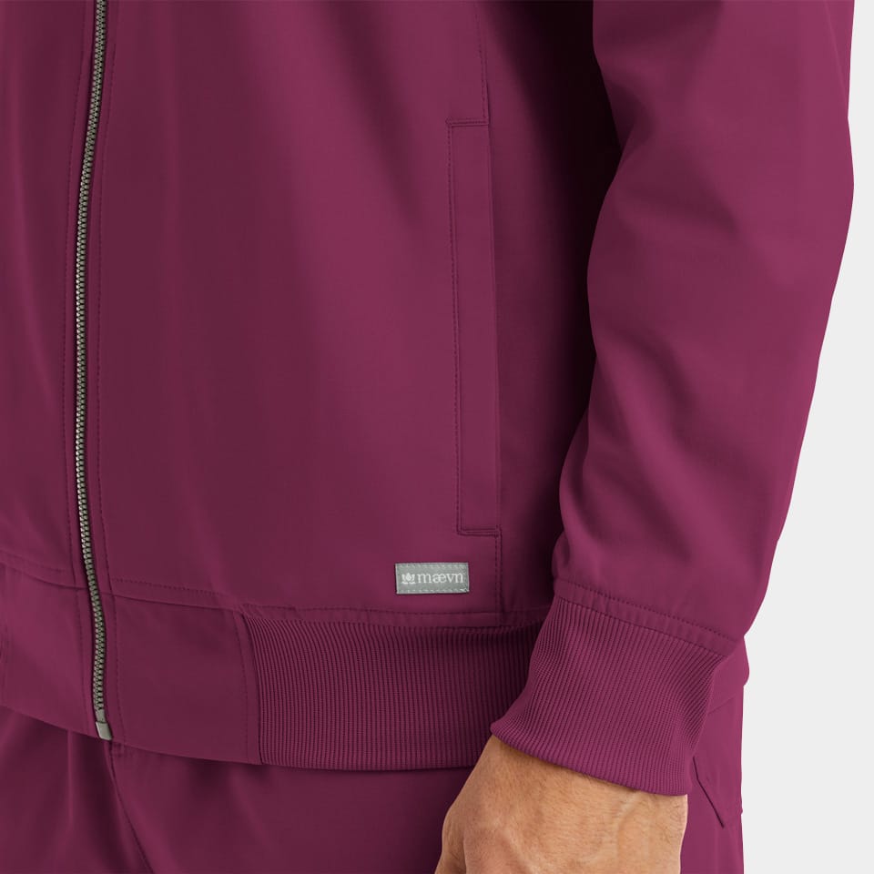 Men's Front Zip Warm-Up Jacket | 5861