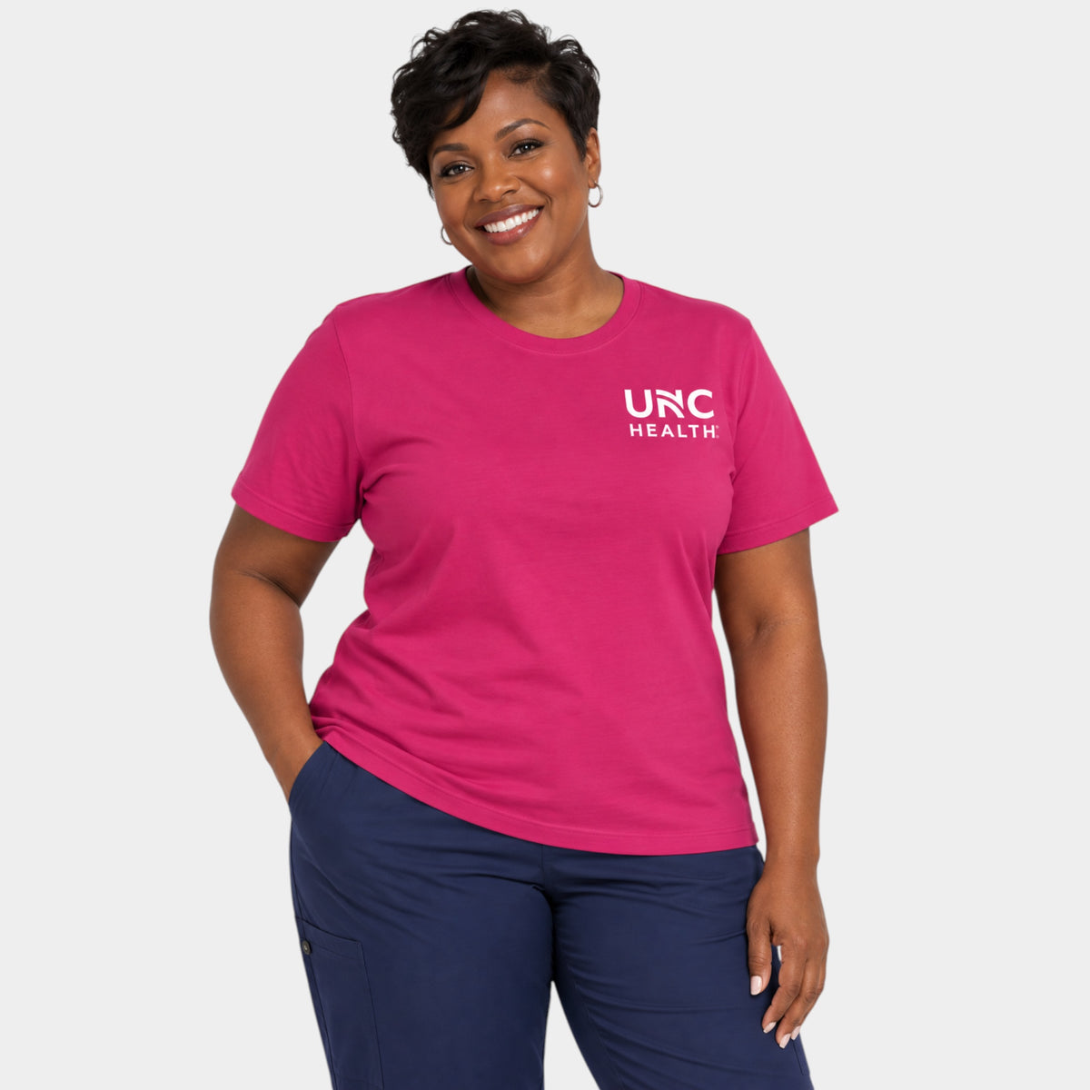 UNC Health – Short Sleeve Unisex Tee – Fuchsia