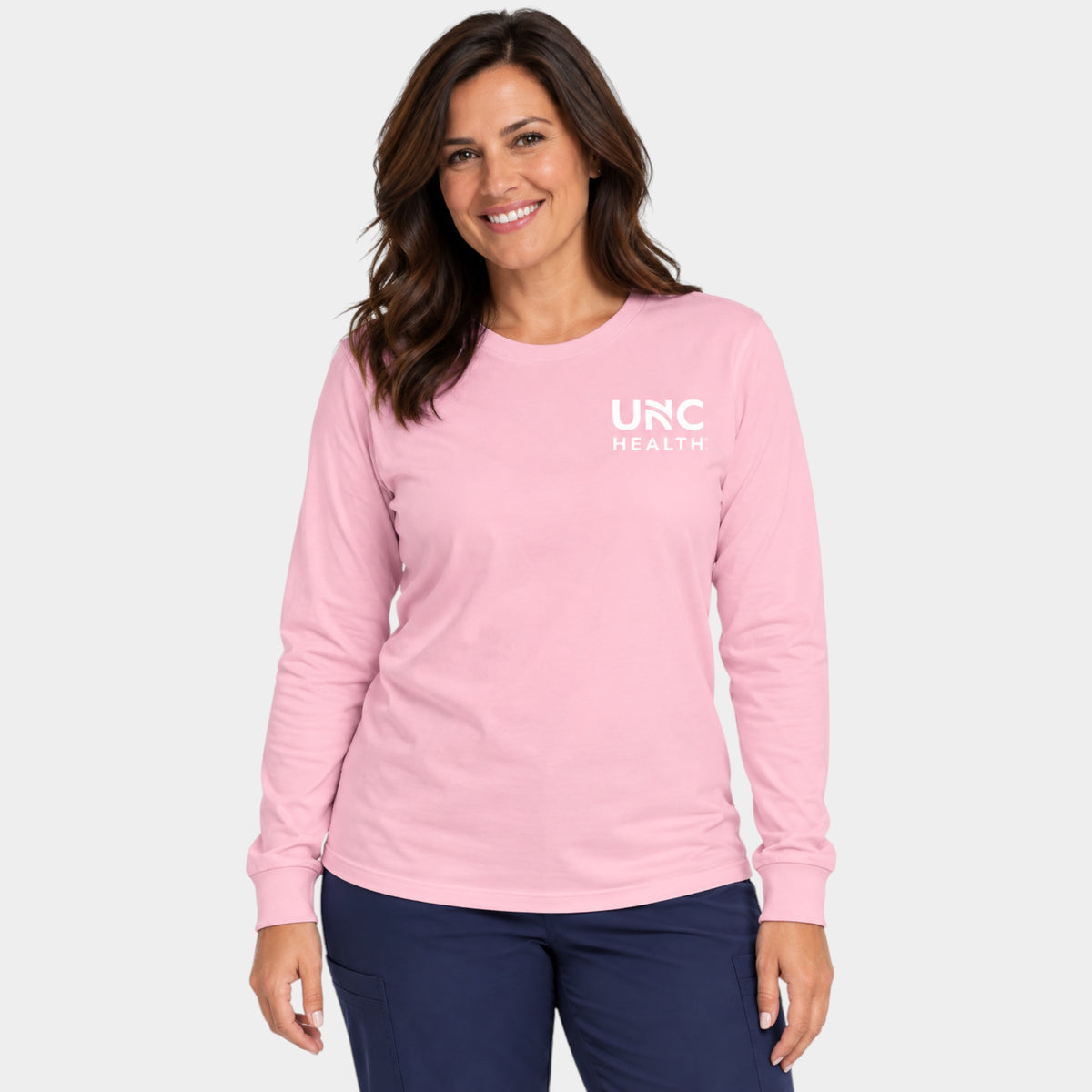 UNC Health – Long Sleeve Unisex Tee – Pink