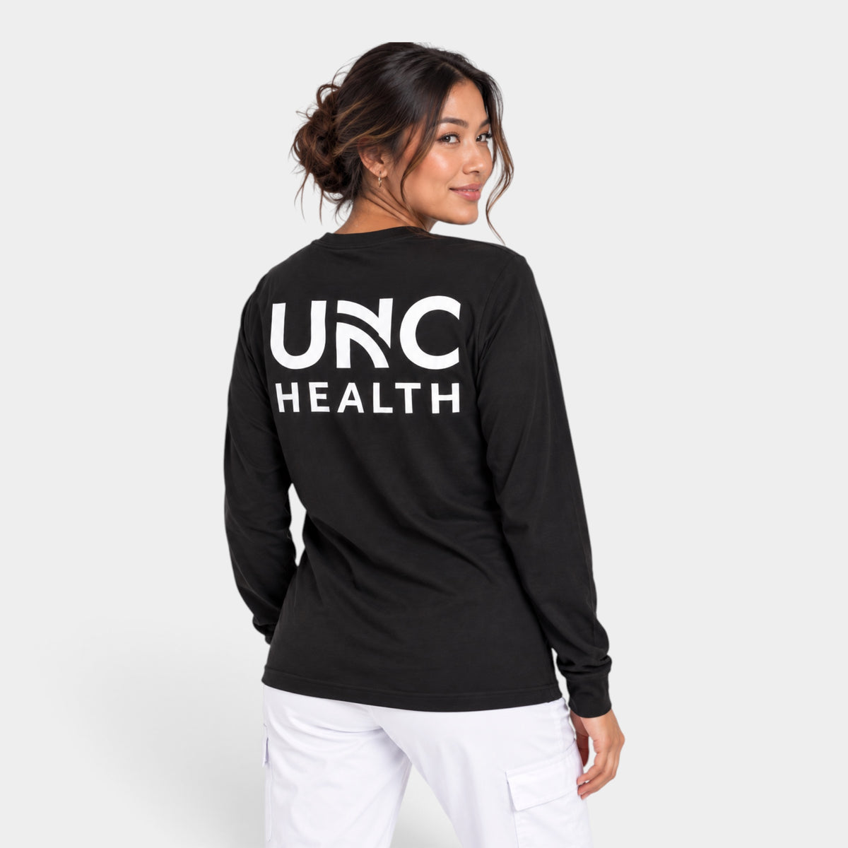 UNC Health – Long Sleeve Unisex Tee – Black