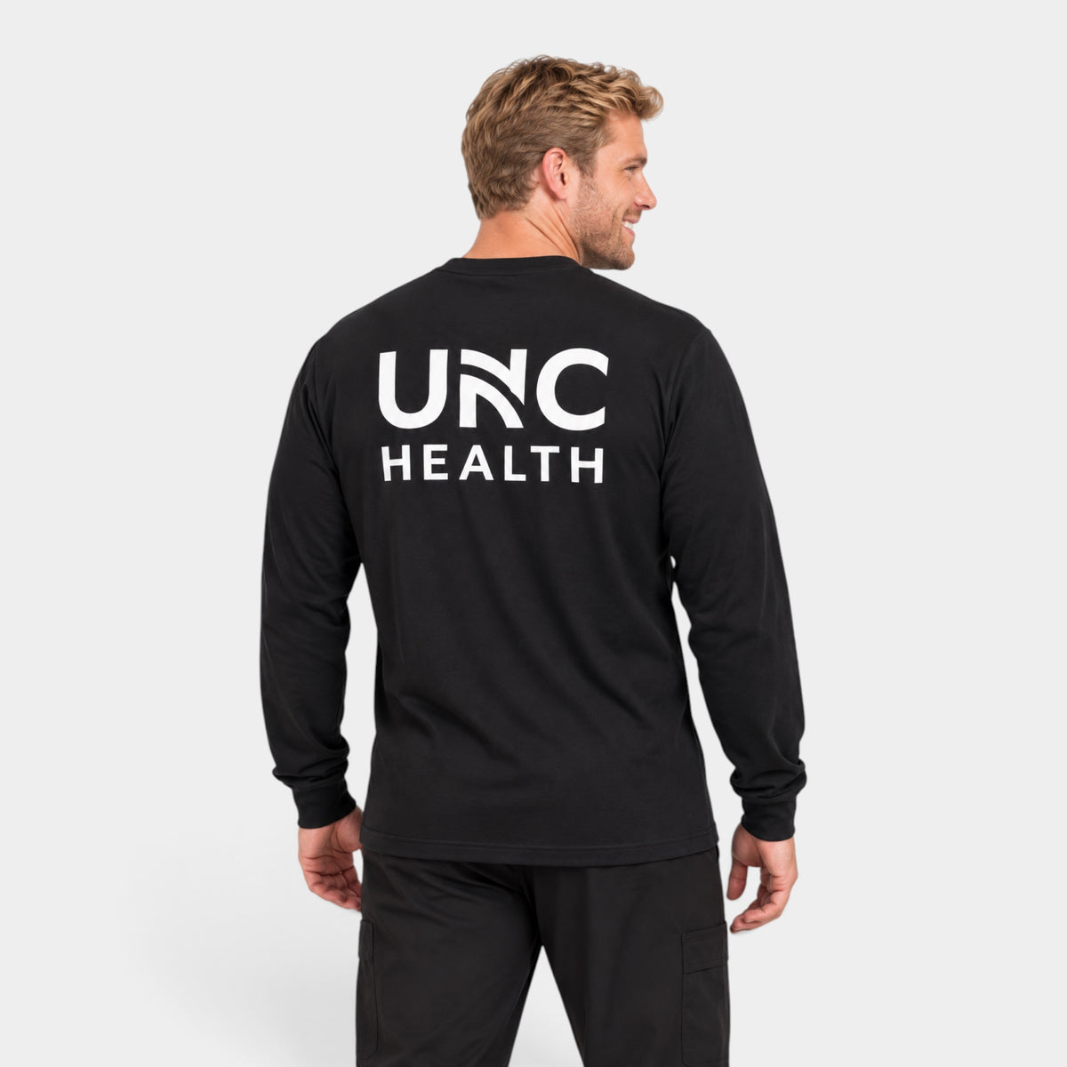 UNC Health – Long Sleeve Unisex Tee – Black