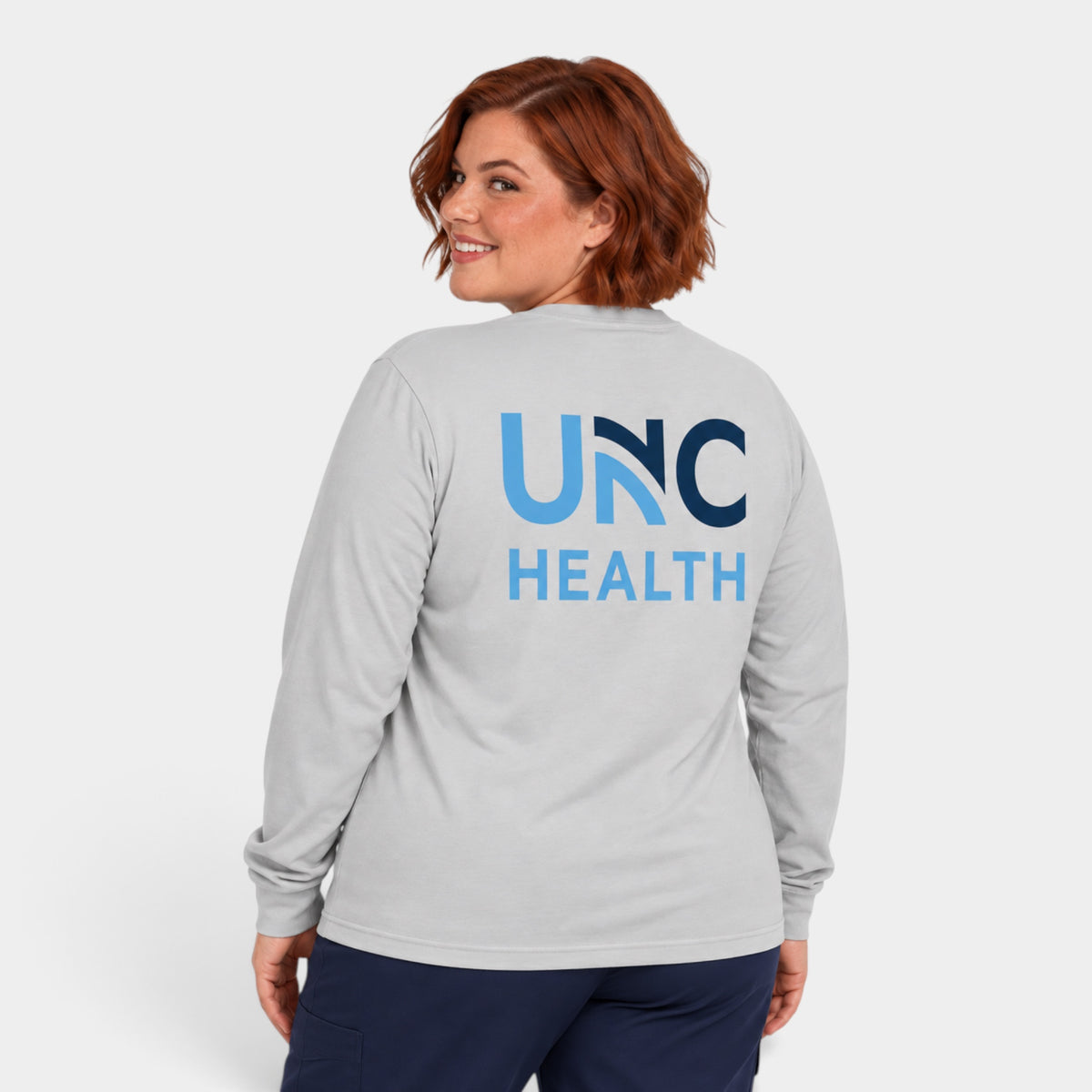 UNC Health – Long Sleeve Unisex Tee – Silver