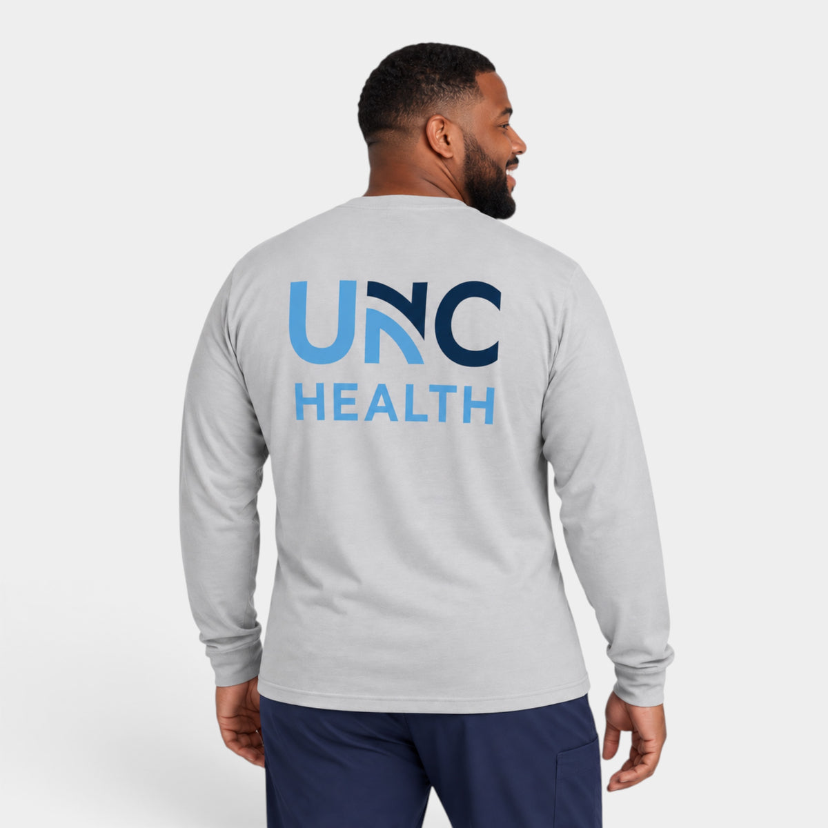 UNC Health – Long Sleeve Unisex Tee – Silver