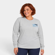 UNC Health – Long Sleeve Unisex Tee – Silver
