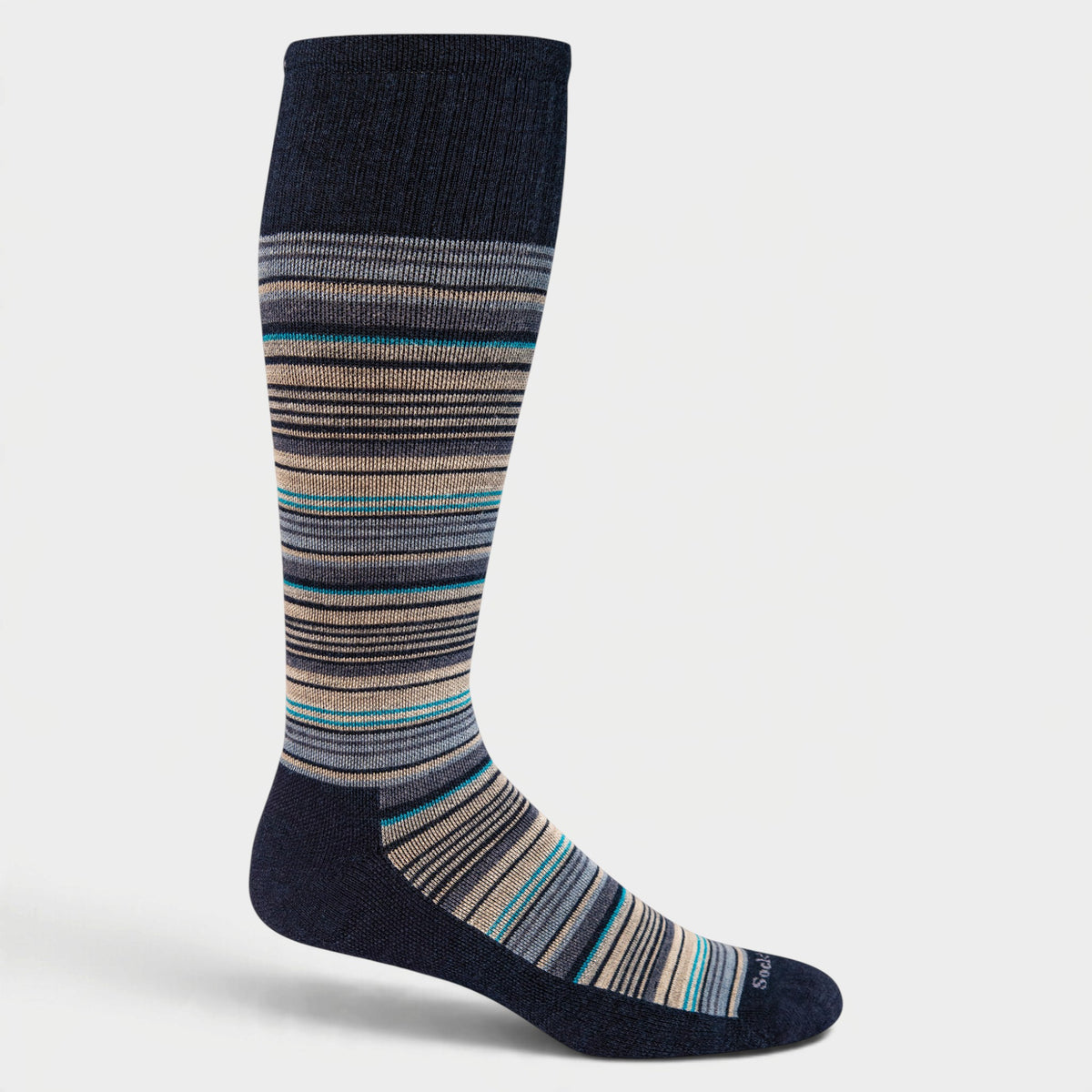 Men's Sunset Stripe Moderate Compression Socks | SW121M