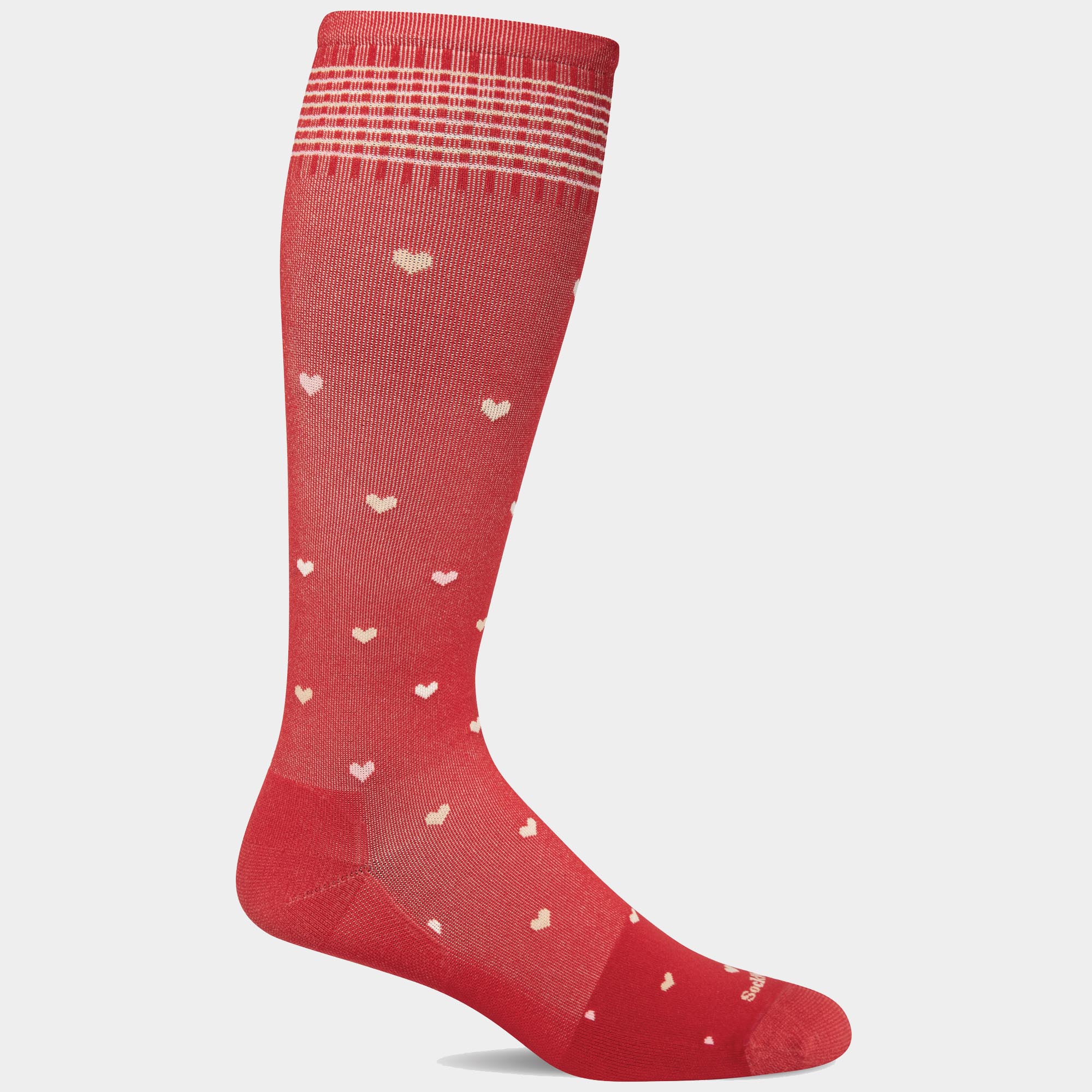 Women's Full Heart Compression Socks - Wide Calf | SW131W