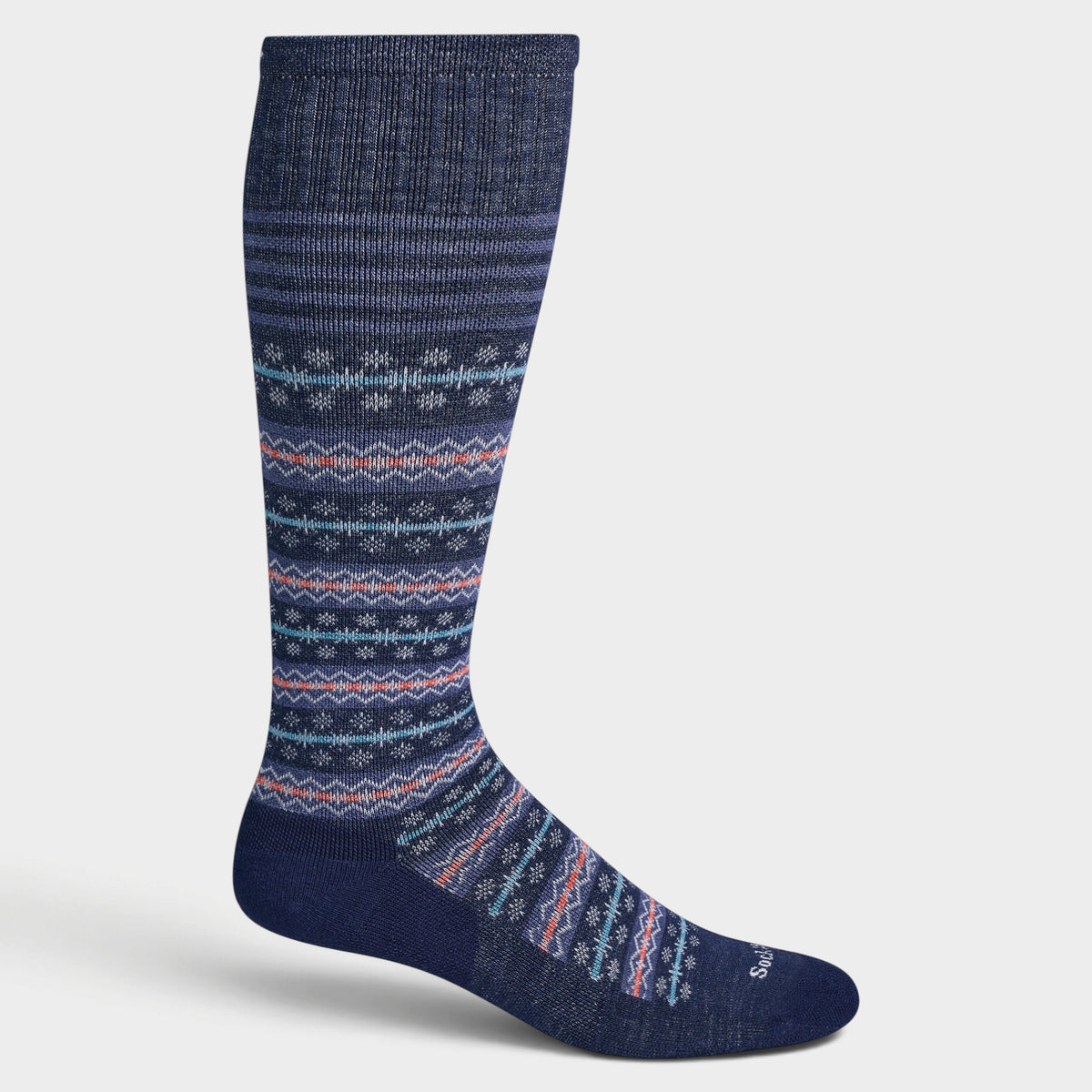 Women's Mini Fairisle Moderate Compression Socks | SW166W
