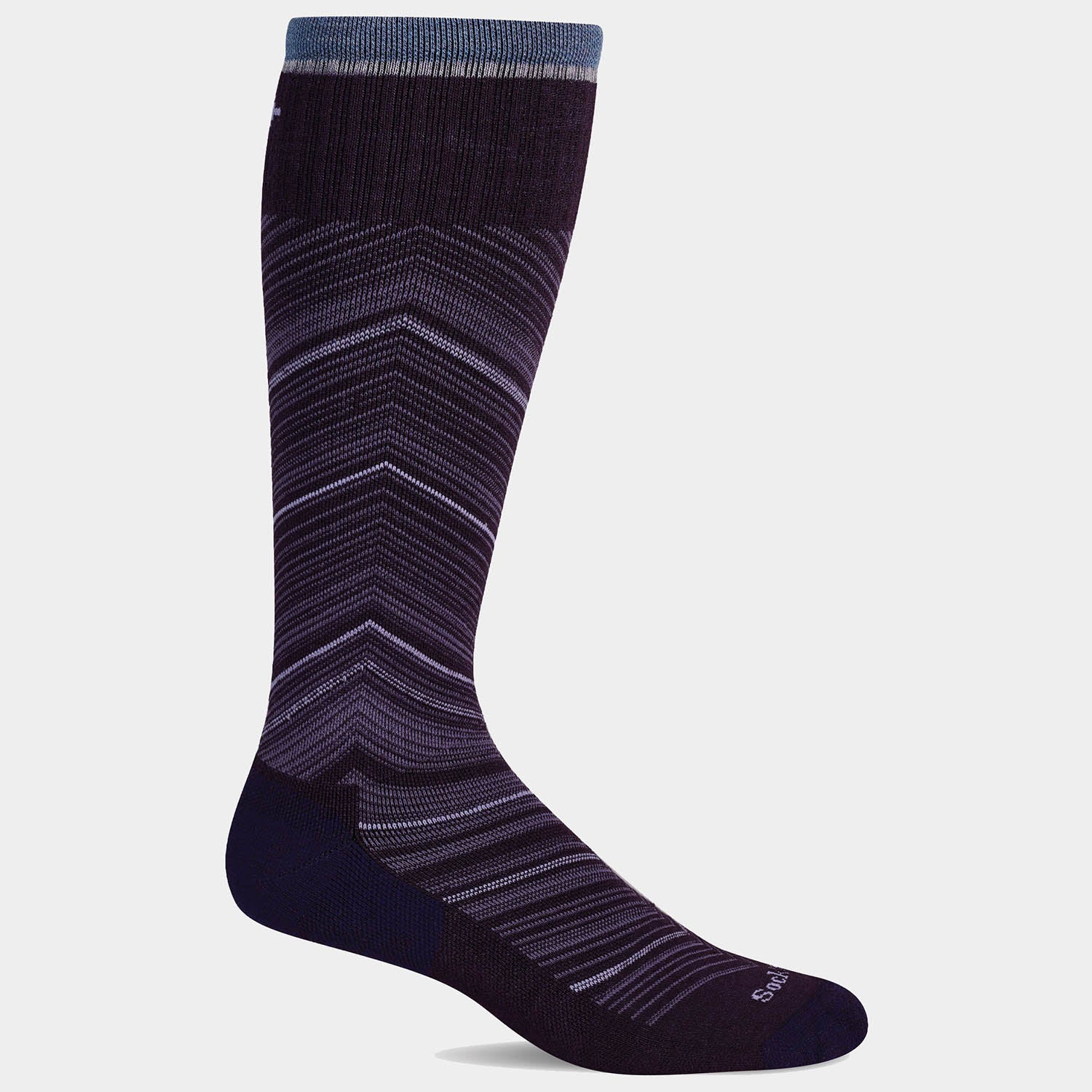 Women's Full Flattery Compression Socks -Wide Calf | SW57W