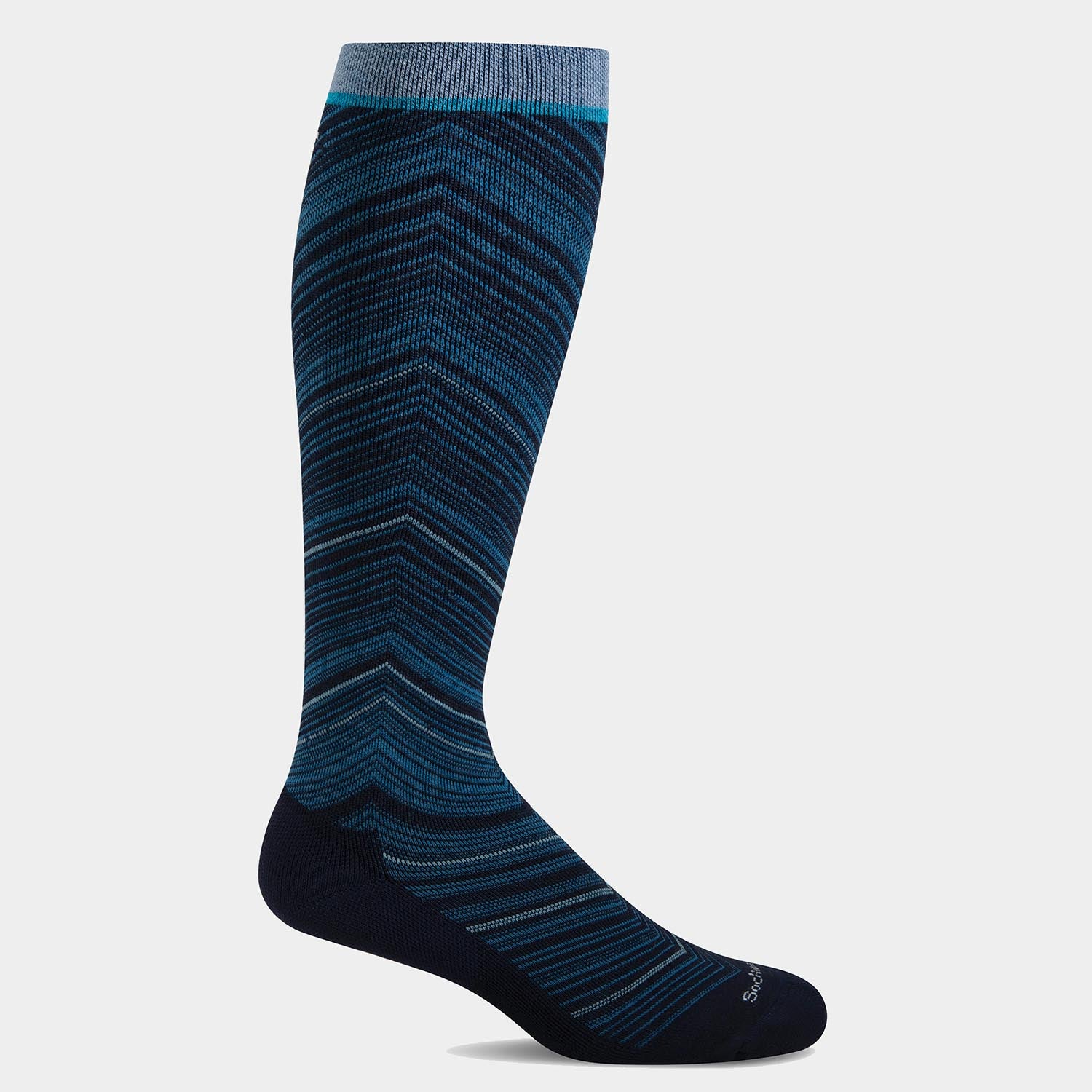 Women's Full Flattery Compression Socks -Wide Calf | SW57W