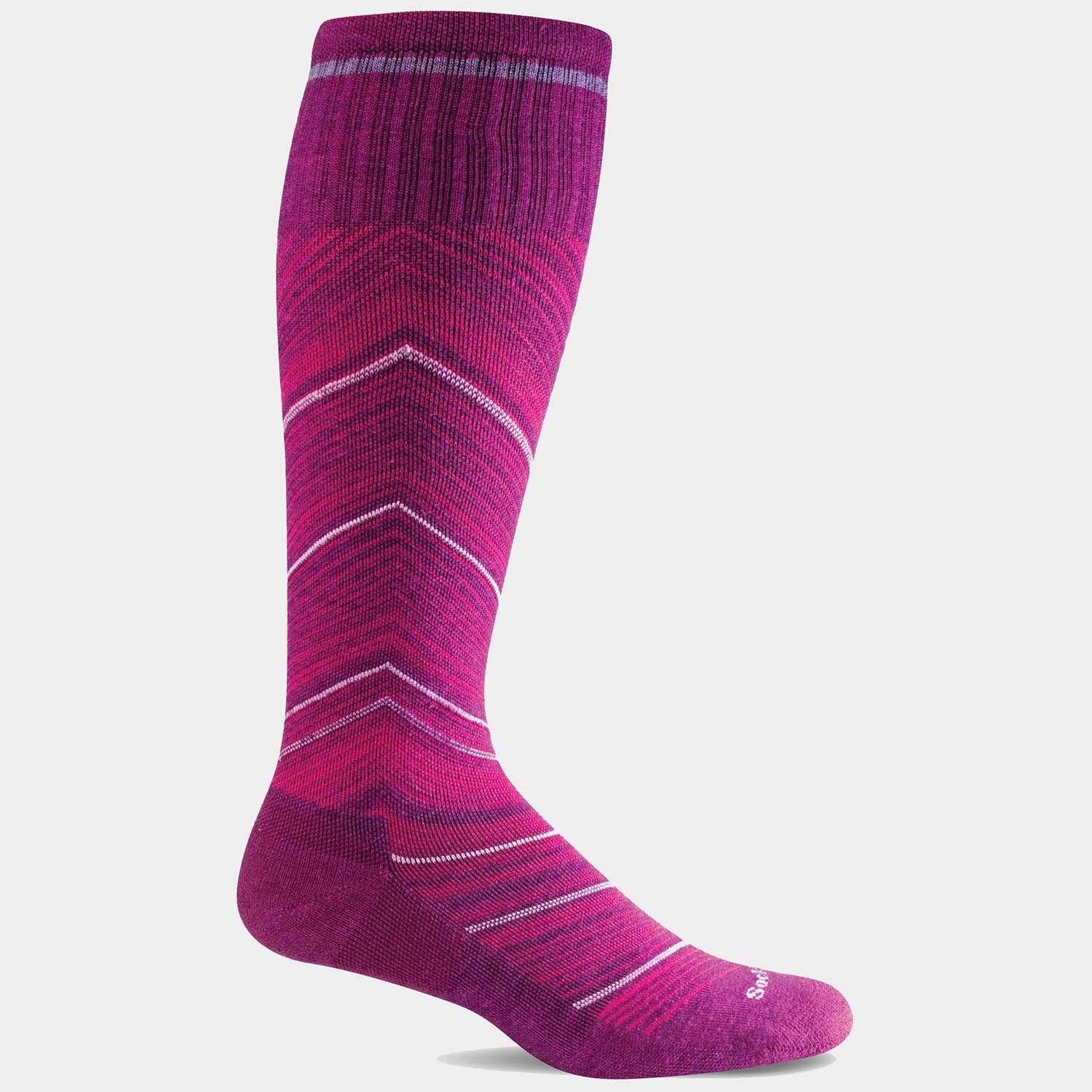 Women's Full Flattery Compression Socks -Wide Calf | SW57W