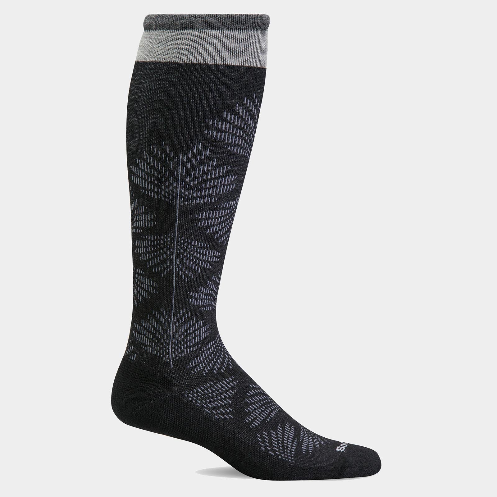 Women's Full Floral Compression Socks - Wide Calf | SW63W