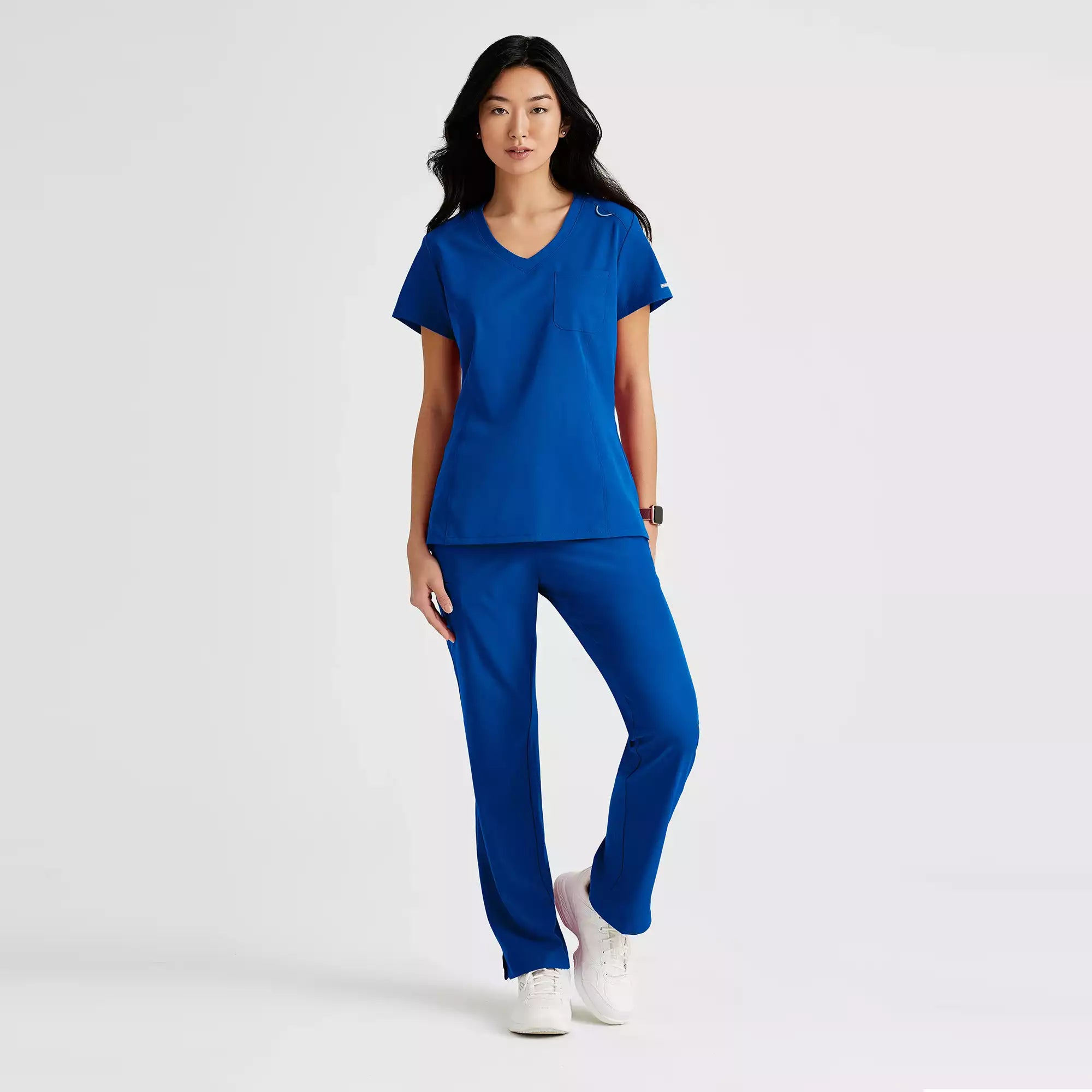 Skechers Women's Single Pocket V-Neck Tuck In Top | SKT147