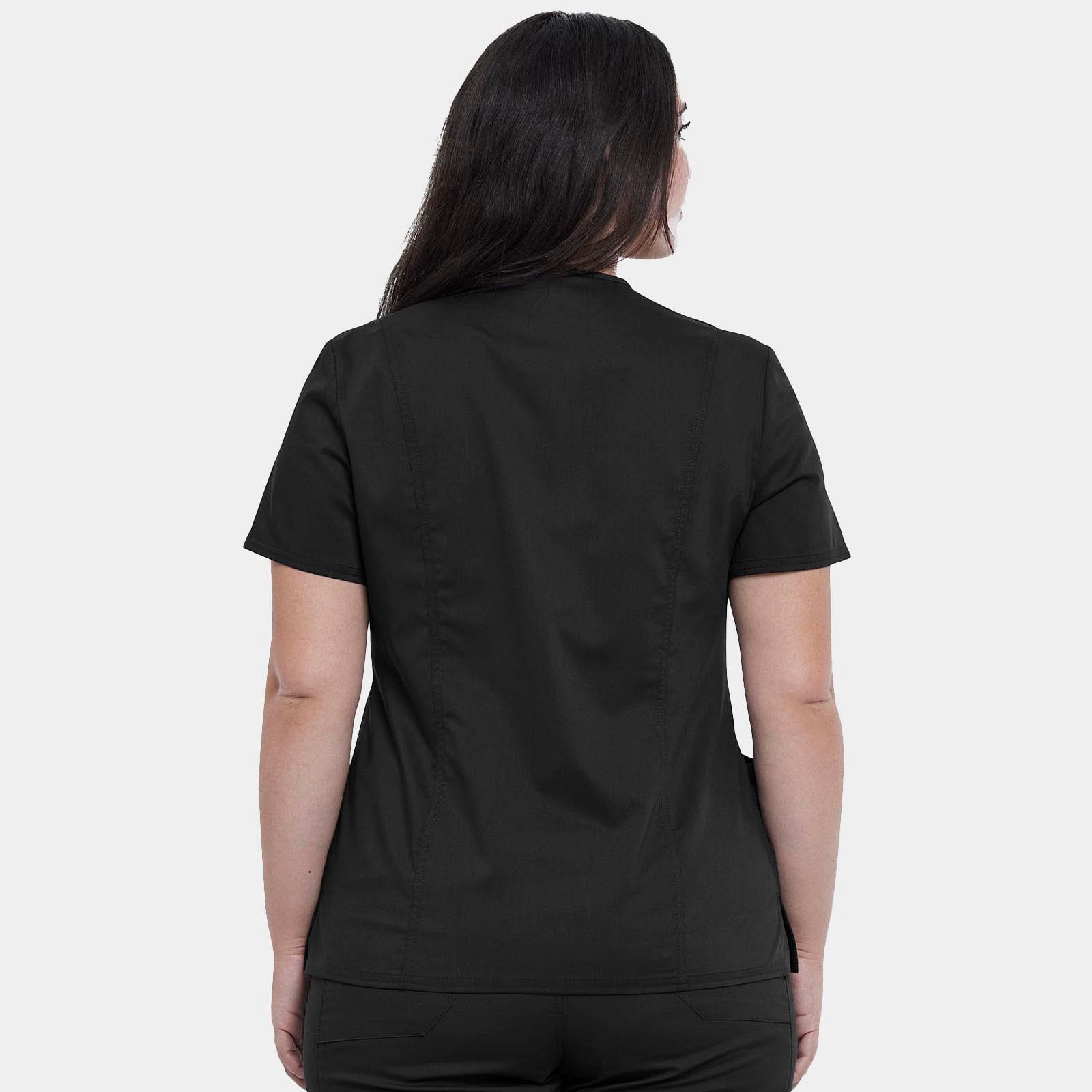 Snap Front V-Neck Top | WW622