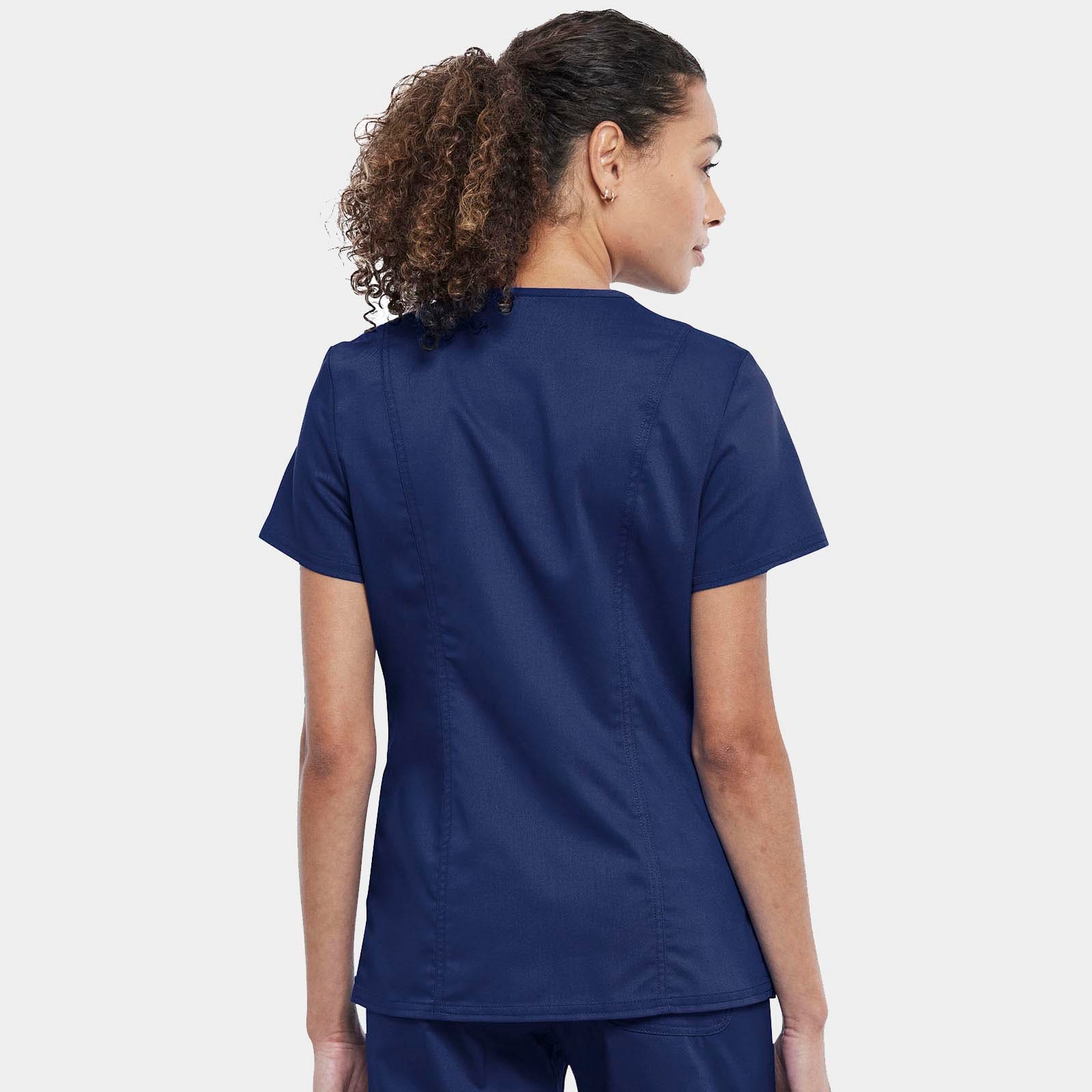 Snap Front V-Neck Top | WW622