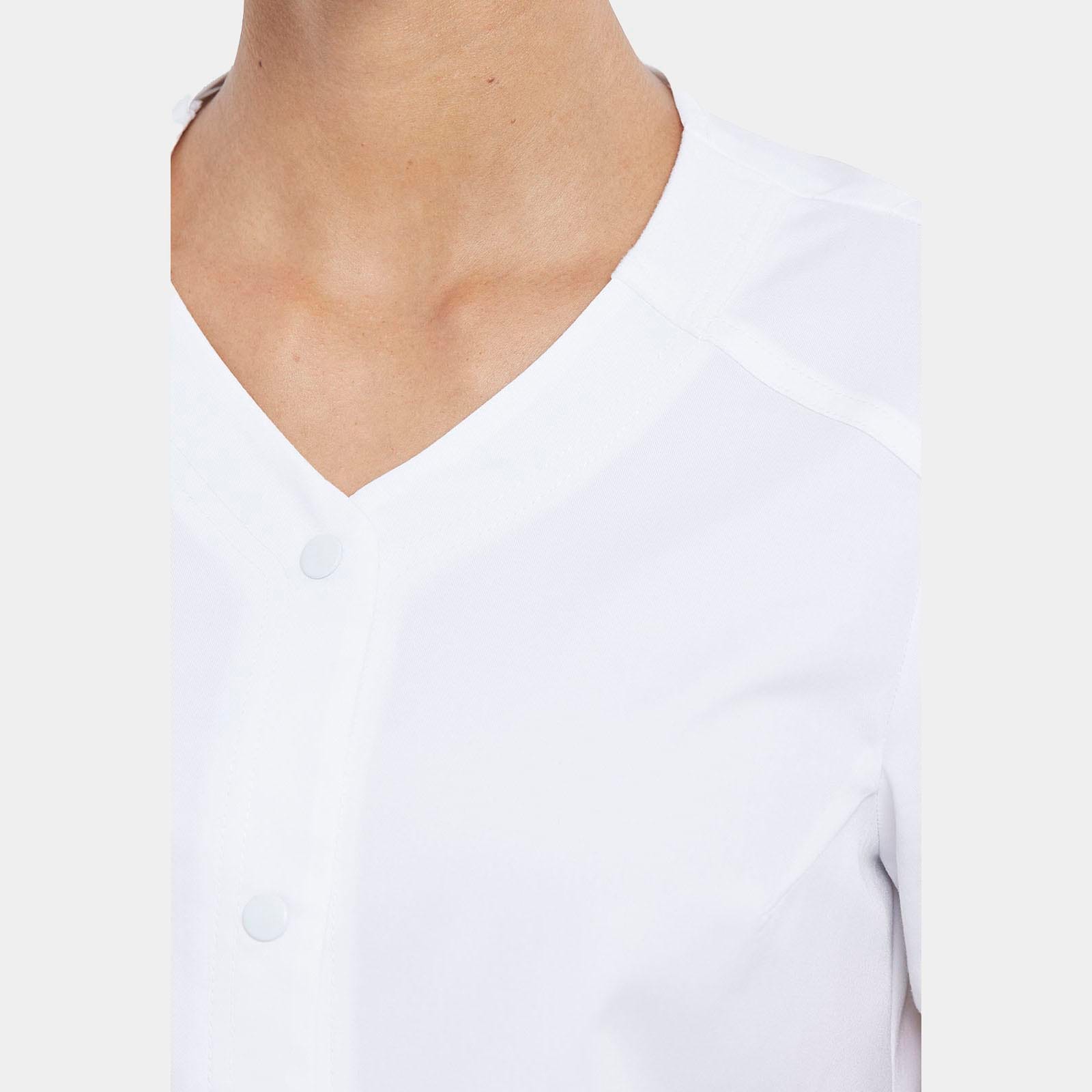 Snap Front V-Neck Top | WW622