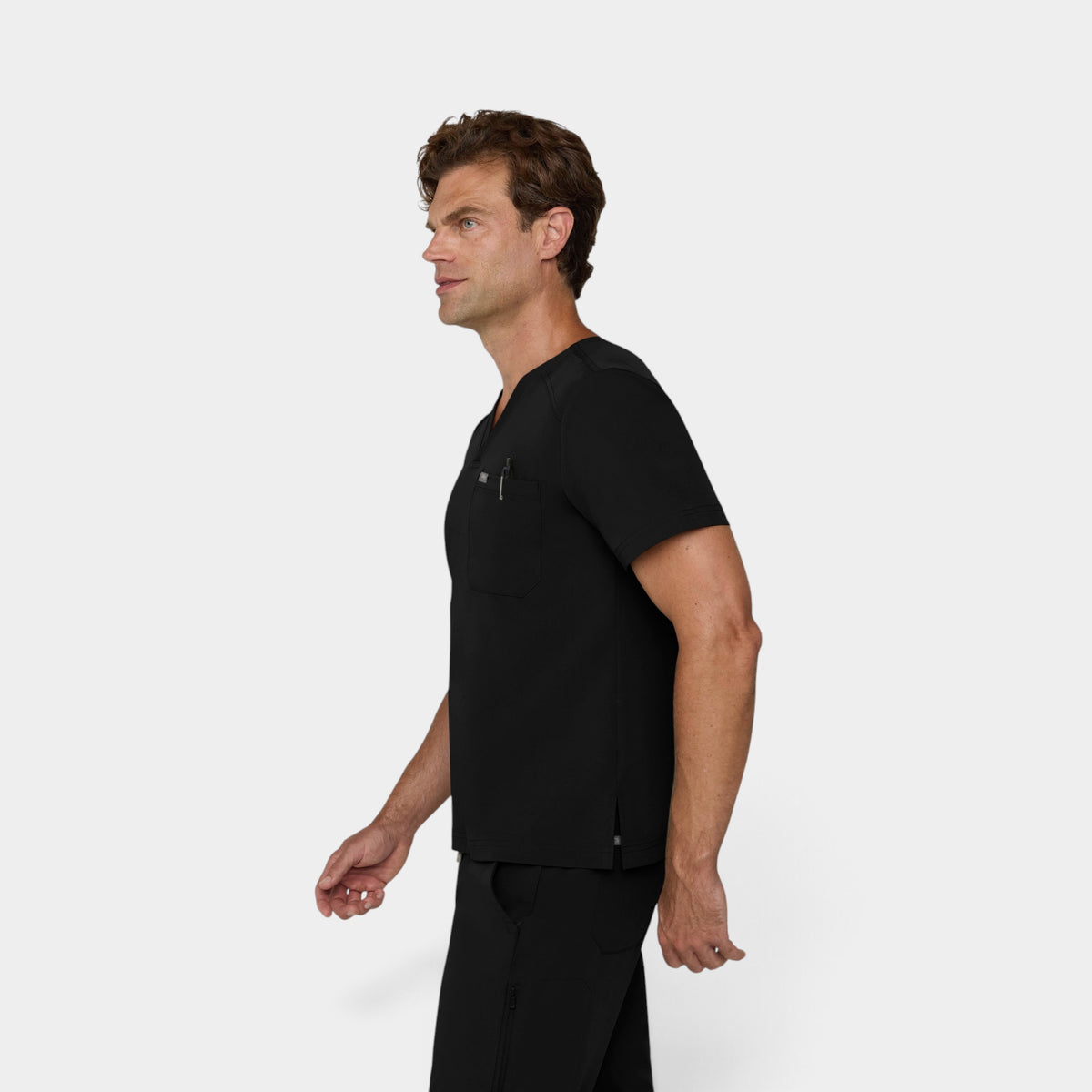 Men's 1 Pocket V-Neck Scrub Top |T172