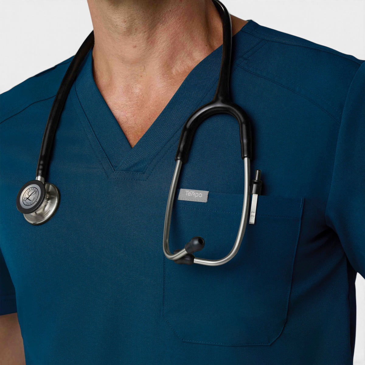 Men's 1 Pocket V-Neck Scrub Top |T172