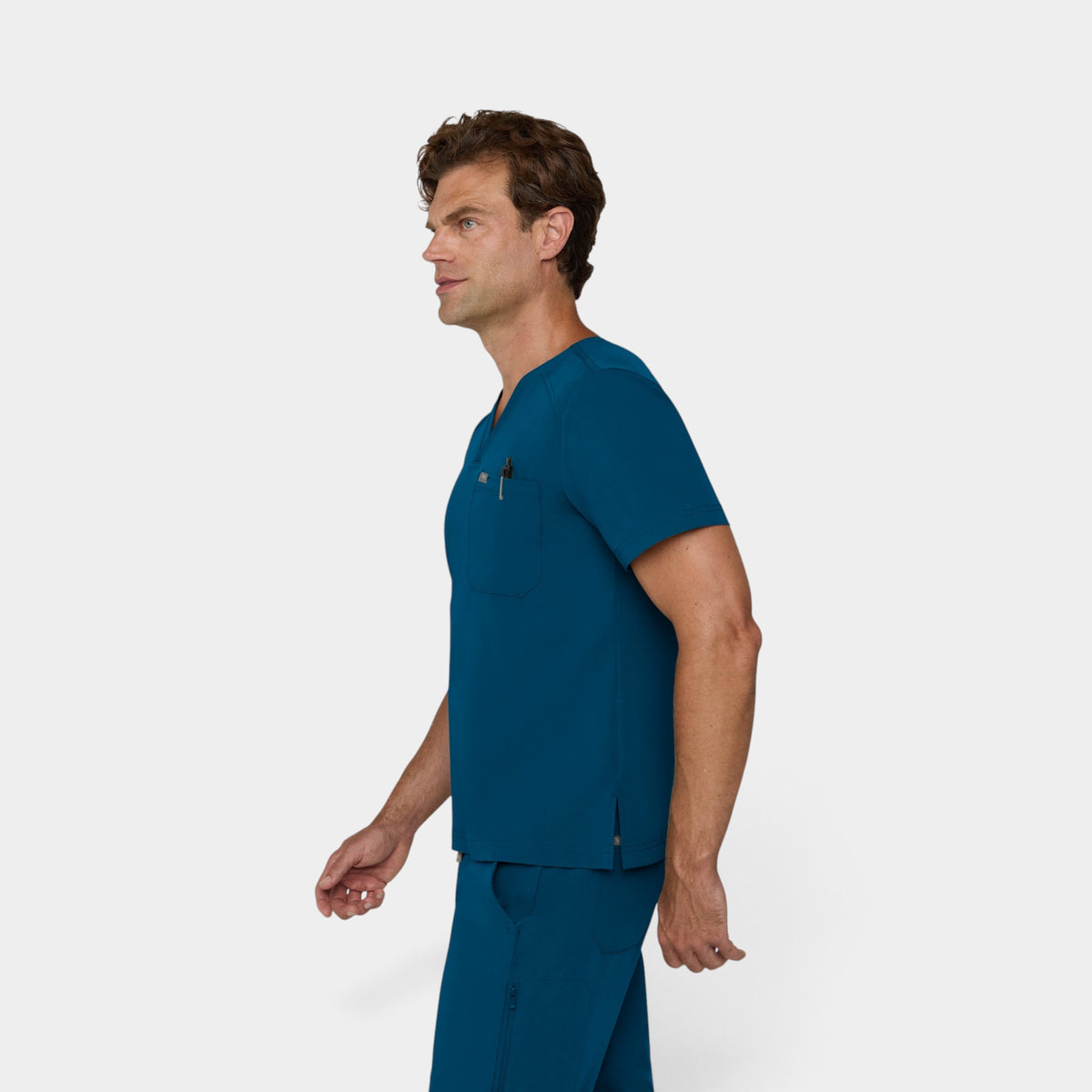 Men's 1 Pocket V-Neck Scrub Top |T172