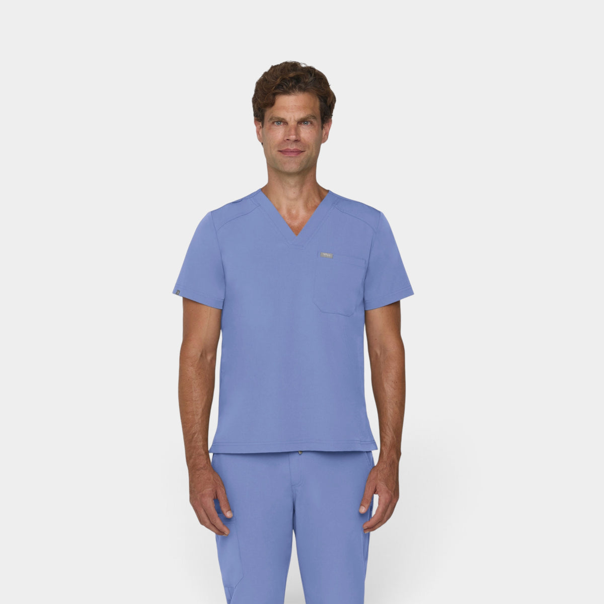 Men's 1 Pocket V-Neck Scrub Top |T172