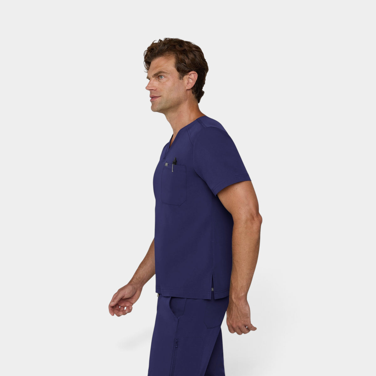 Men's 1 Pocket V-Neck Scrub Top |T172