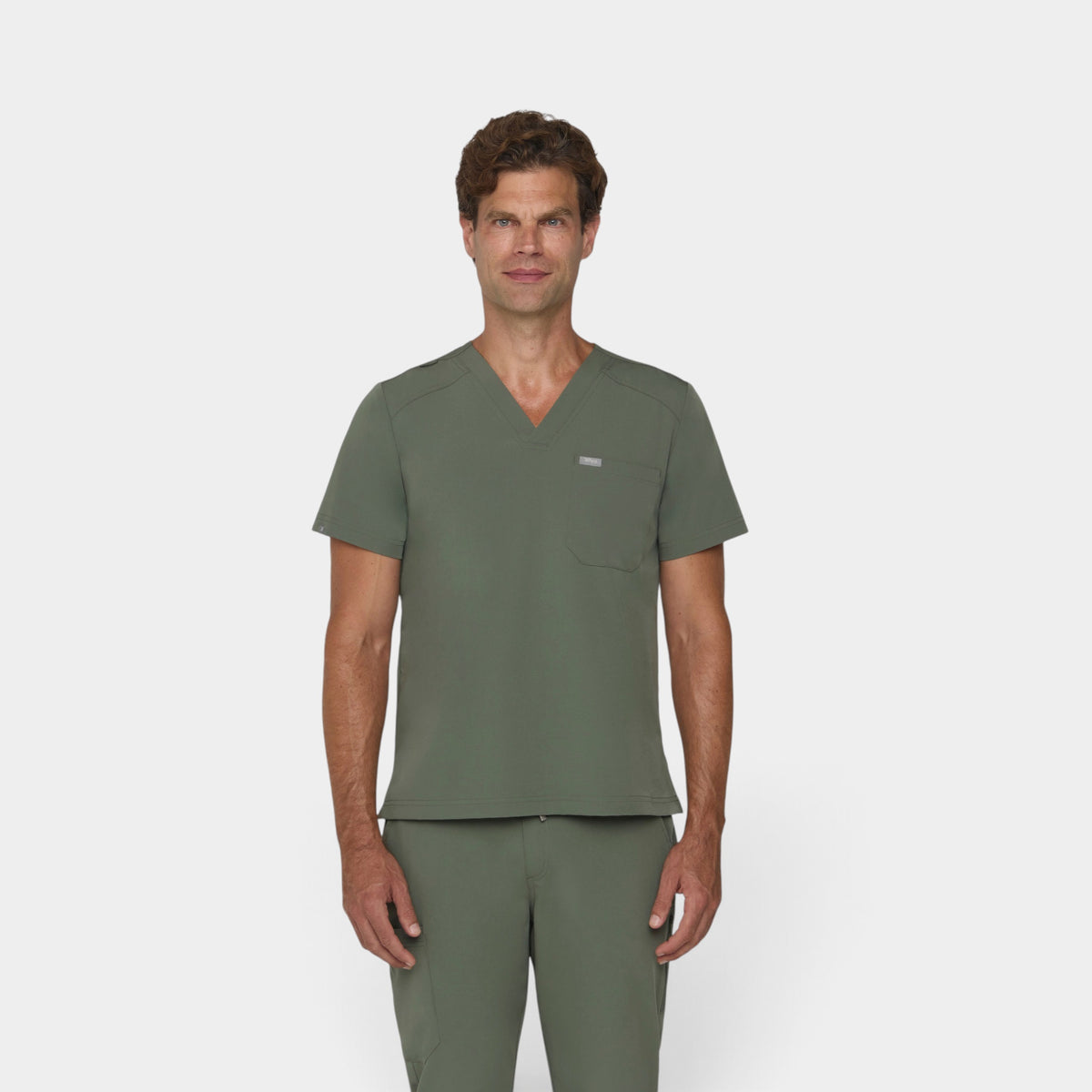Men's 1 Pocket V-Neck Scrub Top |T172