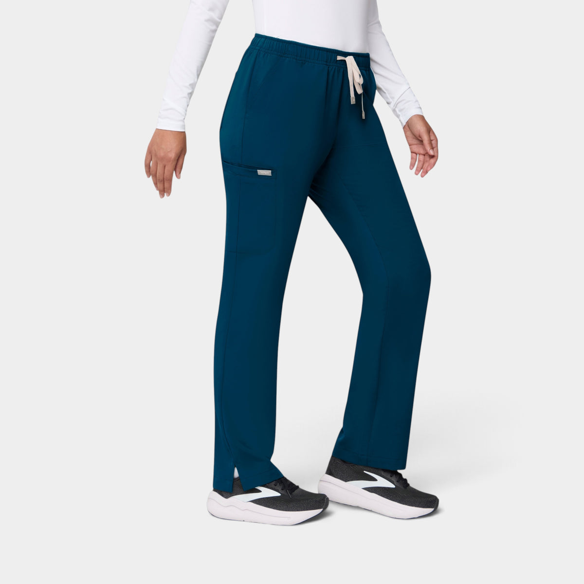 Straight Leg 6 Pocket Scrub Pant | T201
