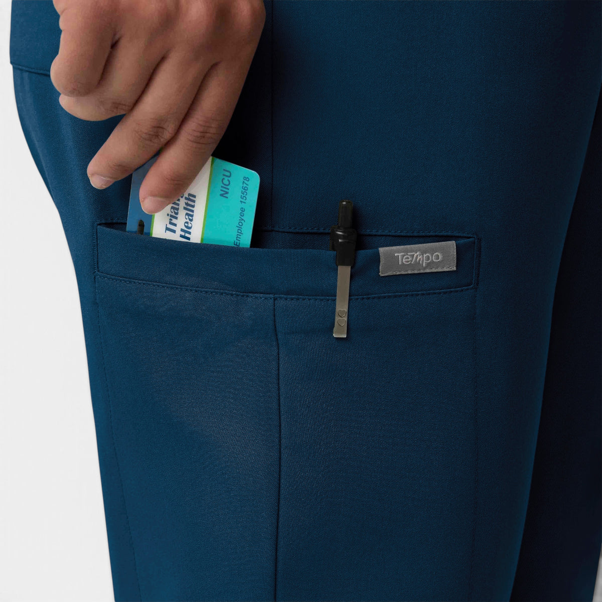Straight Leg 6 Pocket Scrub Pant | T201