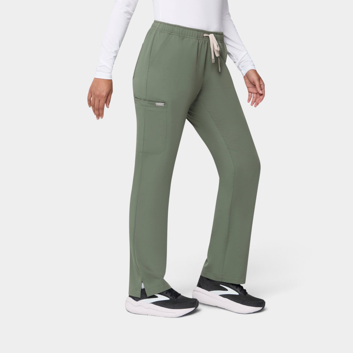 Straight Leg 6 Pocket Scrub Pant | T201