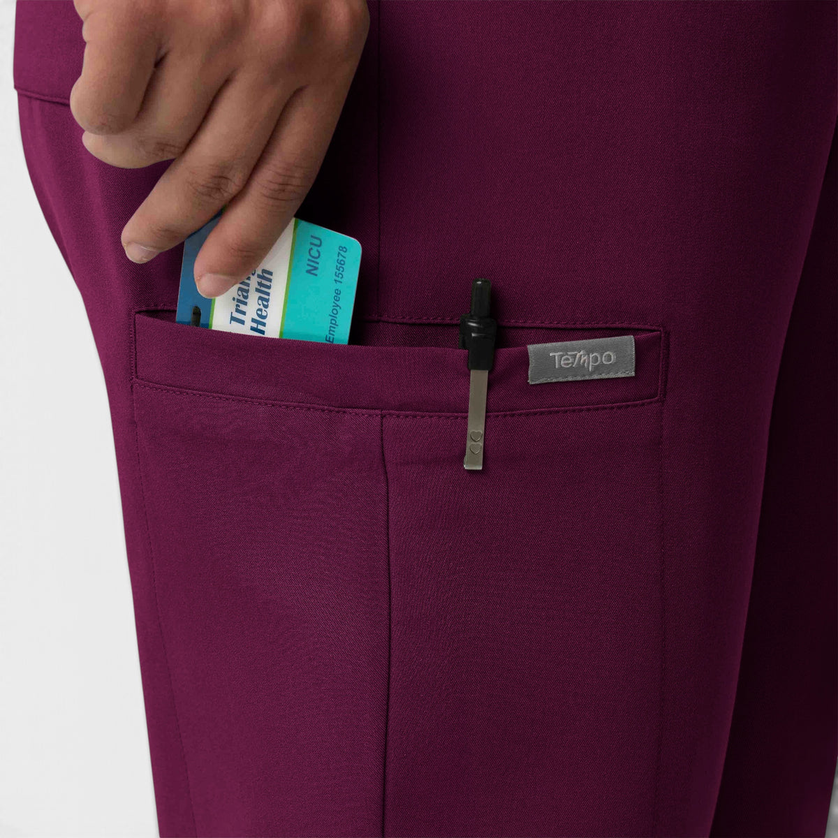 Straight Leg 6 Pocket Scrub Pant | T201