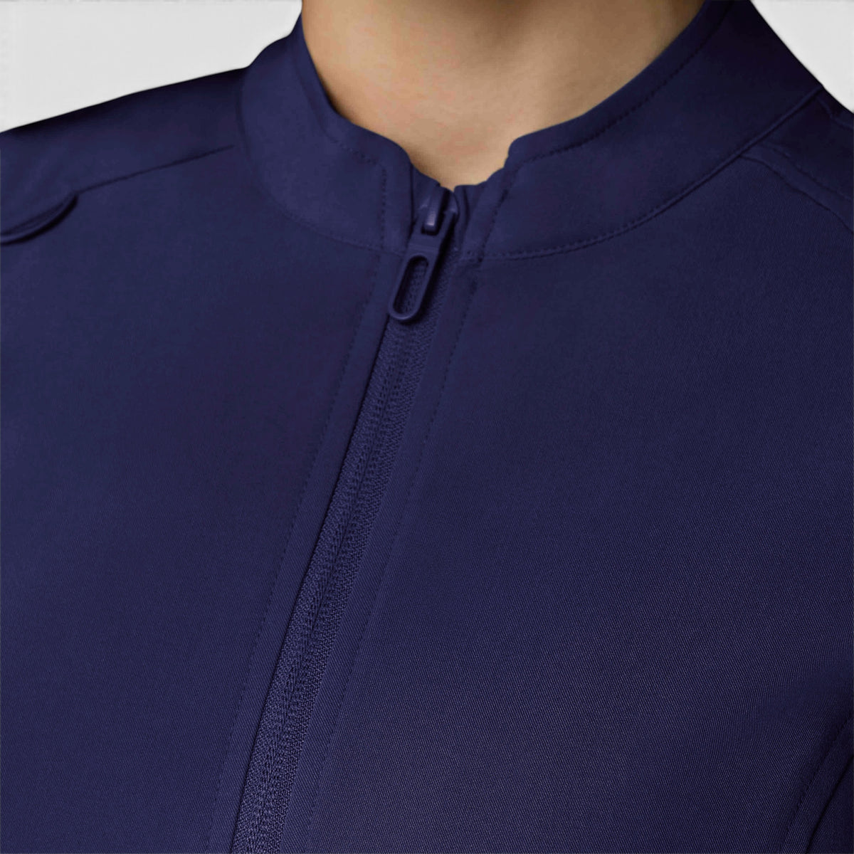 Women's 2-Pocket Zip Jacket with Shirttail Hem | T301