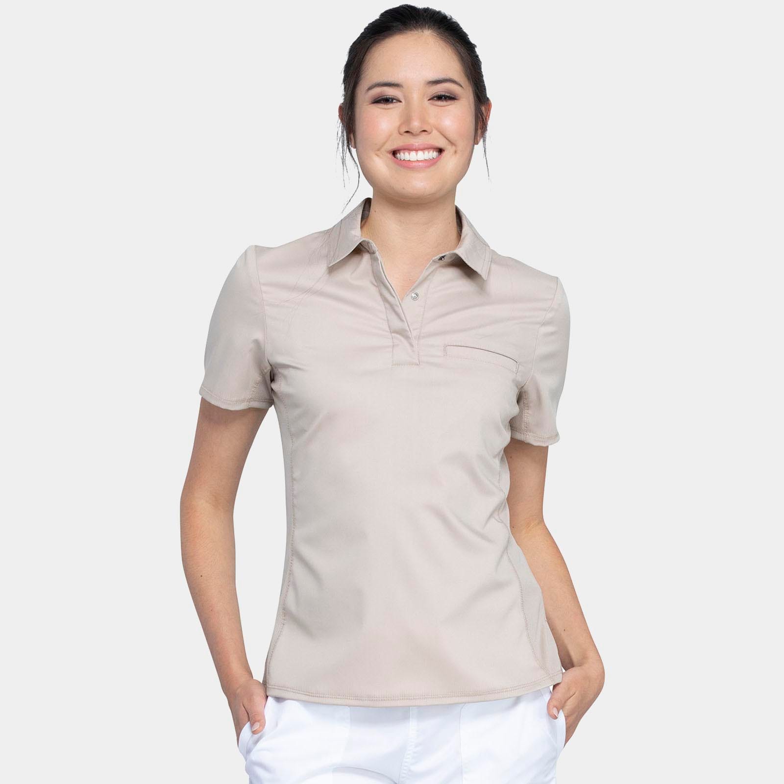 Tuckable Snap Front Polo Shirt | WW698