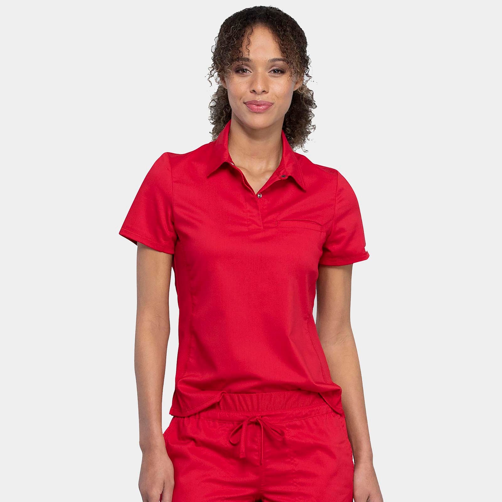Tuckable Snap Front Polo Shirt | WW698