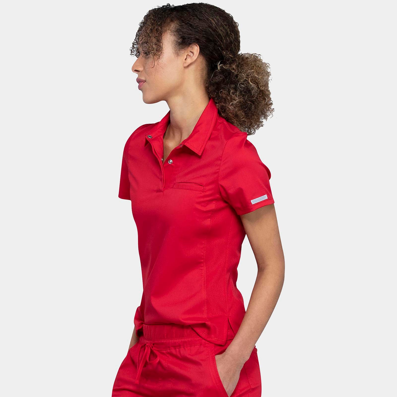 Tuckable Snap Front Polo Shirt | WW698