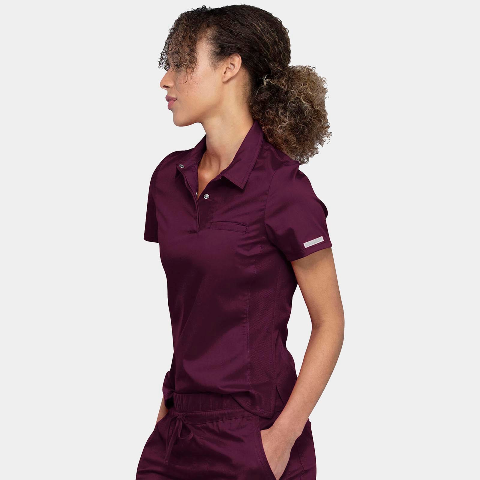 Tuckable Snap Front Polo Shirt | WW698