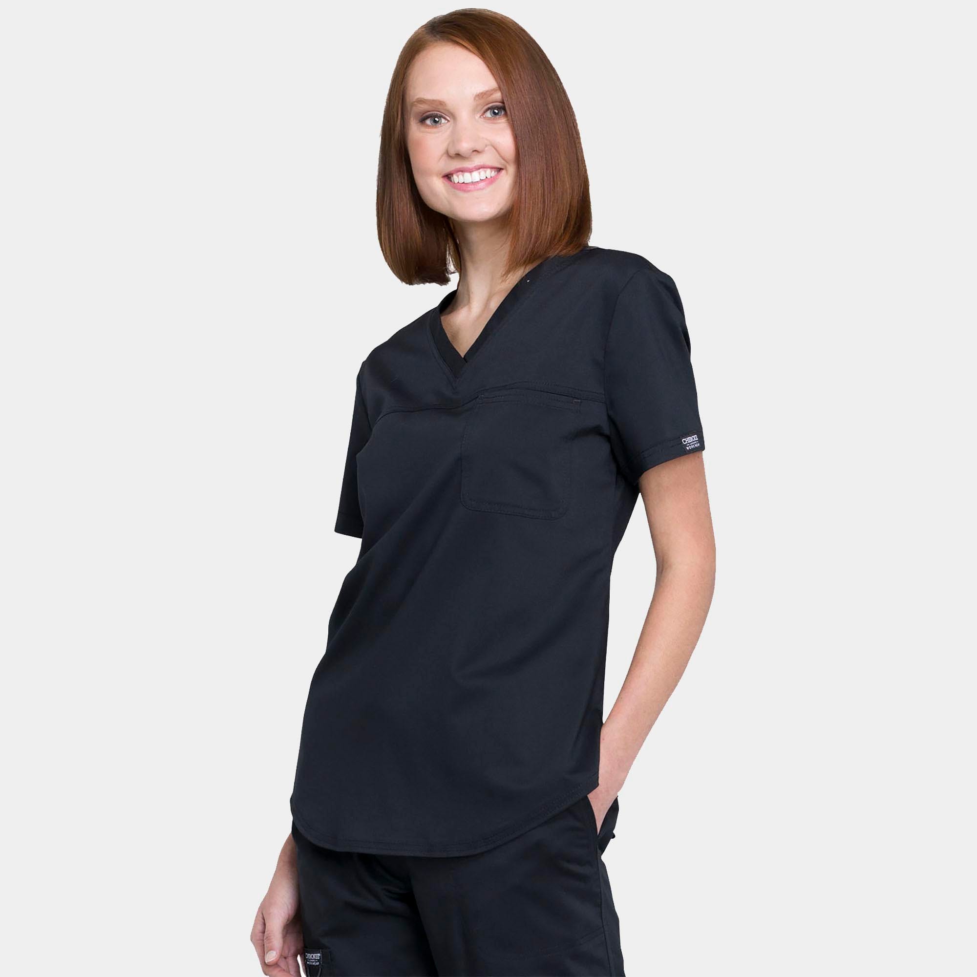 Tuckable V-Neck O.R. Top | WW657
