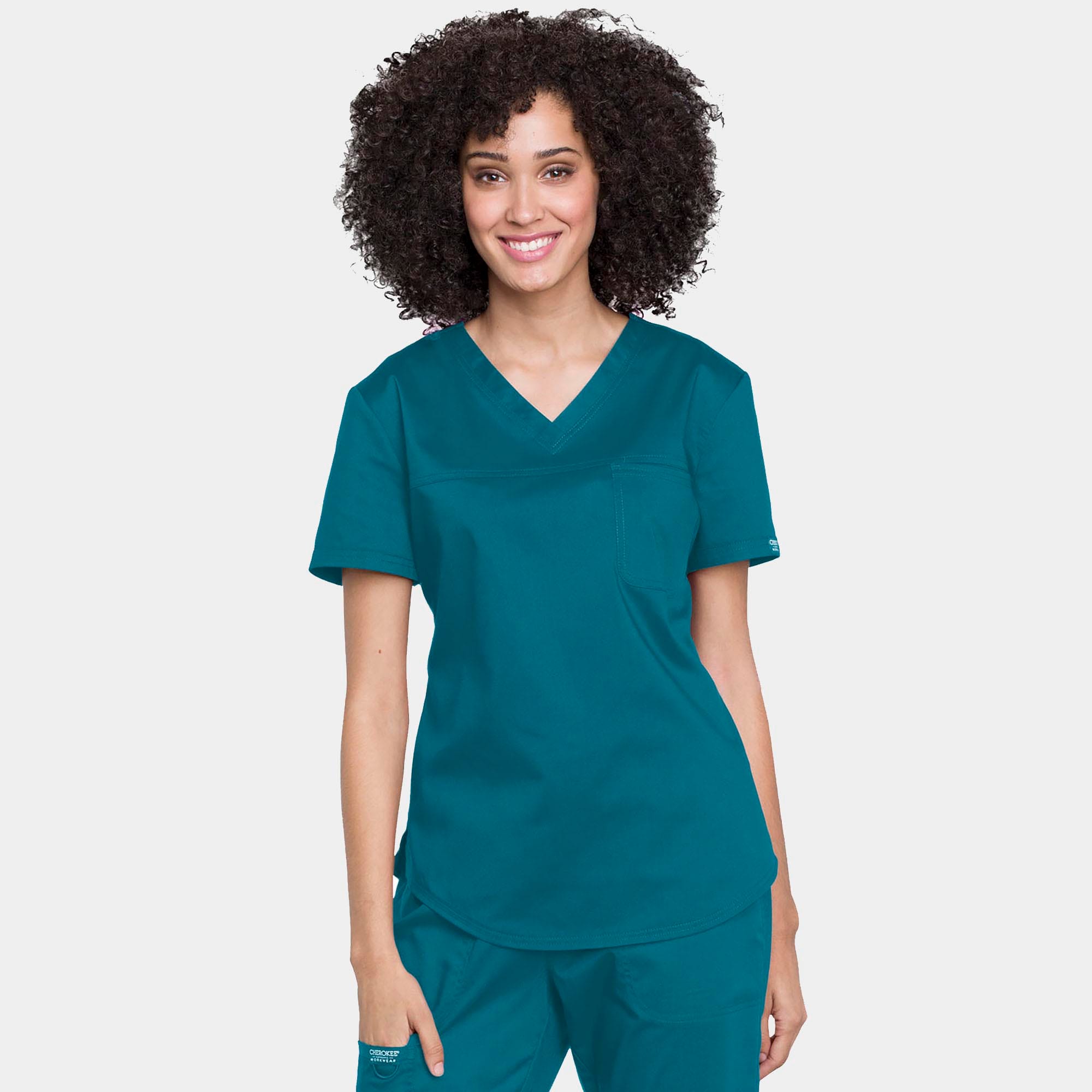 Tuckable V-Neck O.R. Top | WW657