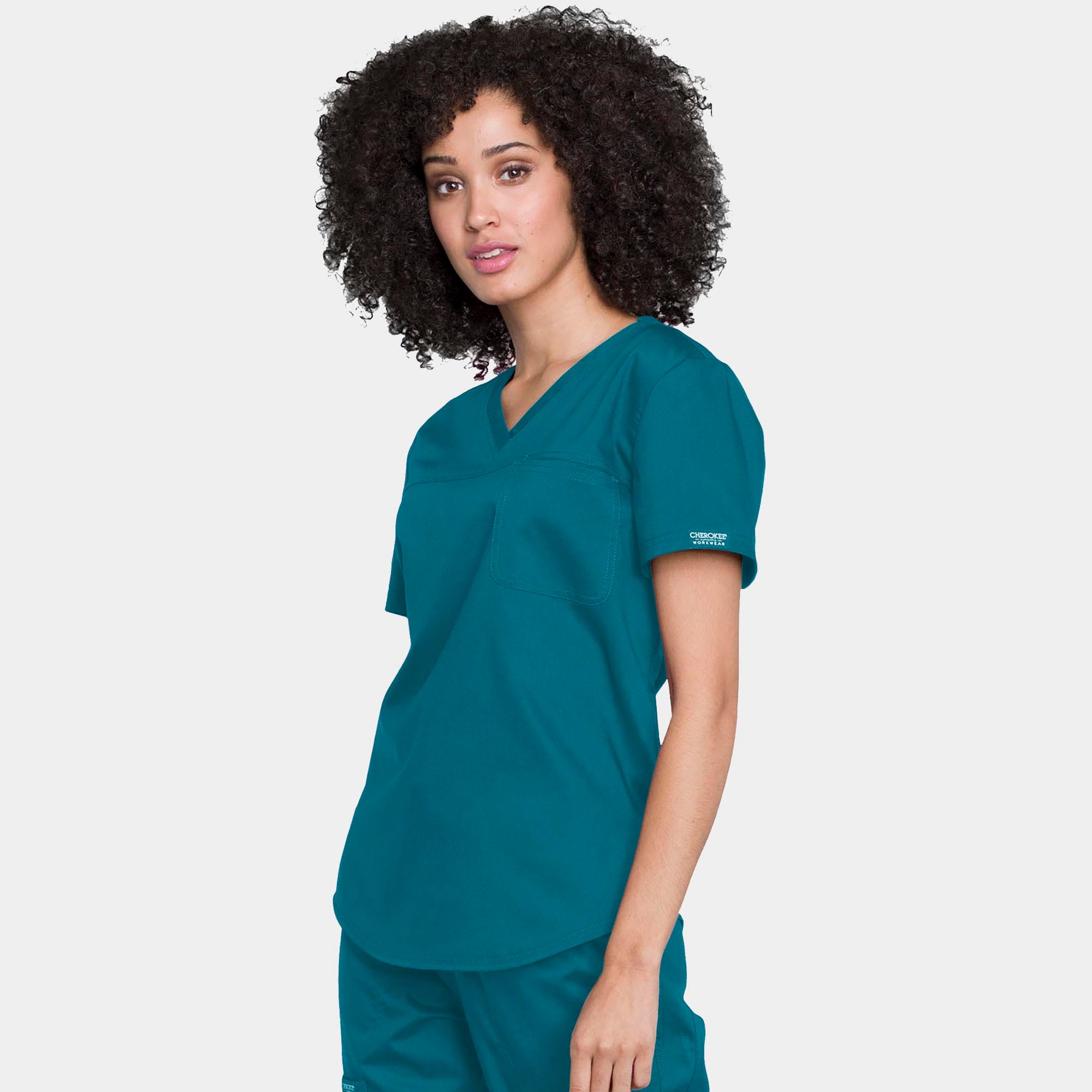 Tuckable V-Neck O.R. Top | WW657