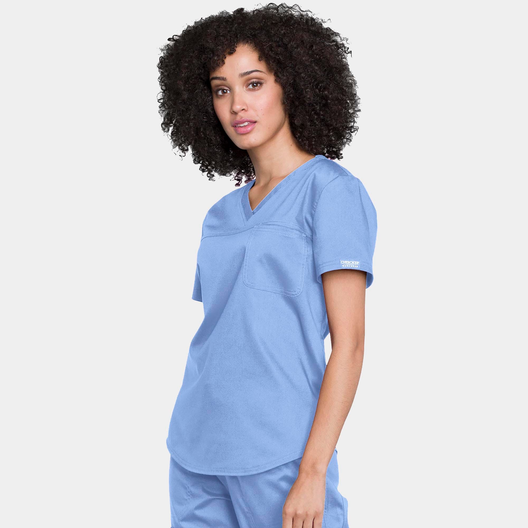 Tuckable V-Neck O.R. Top | WW657
