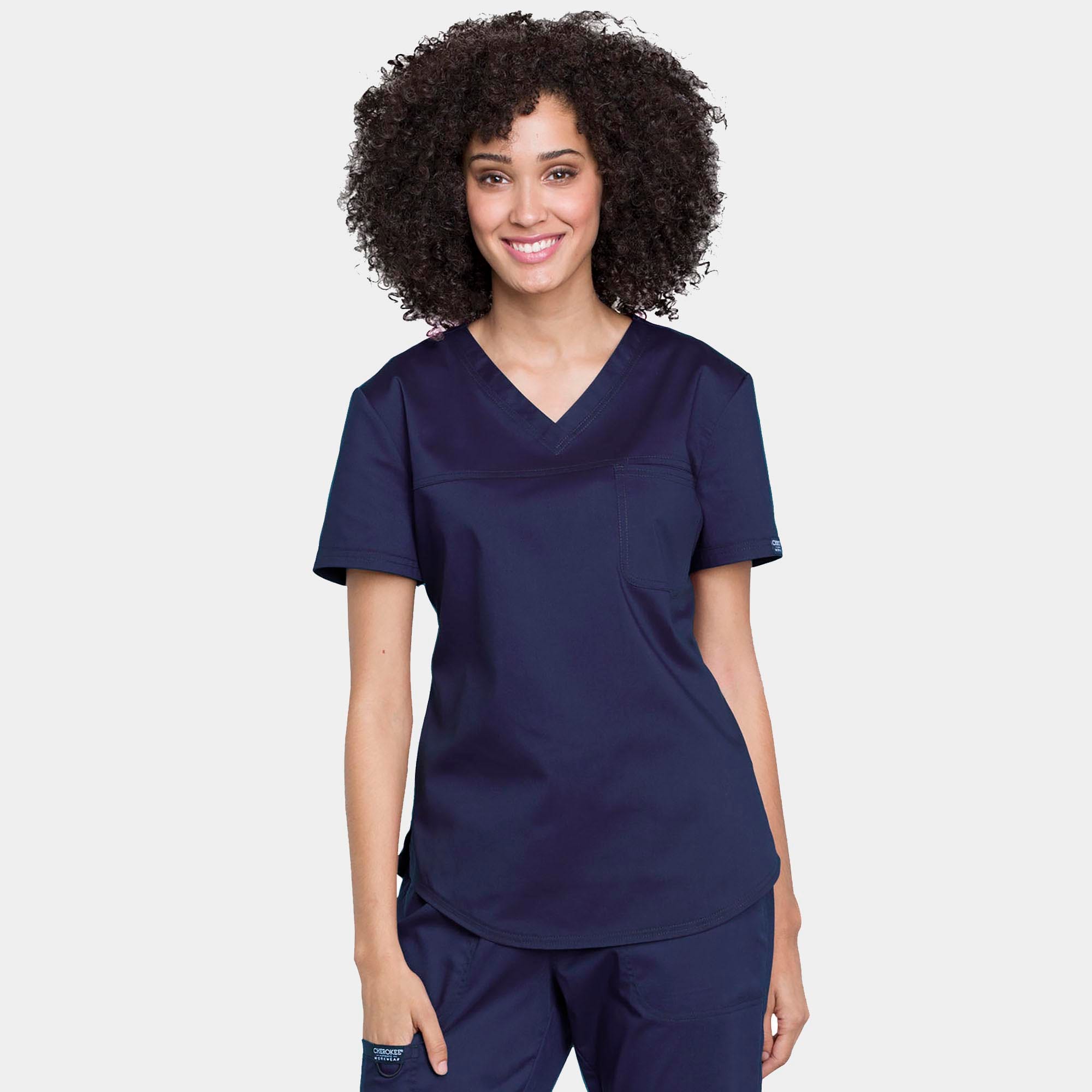 Tuckable V-Neck O.R. Top | WW657