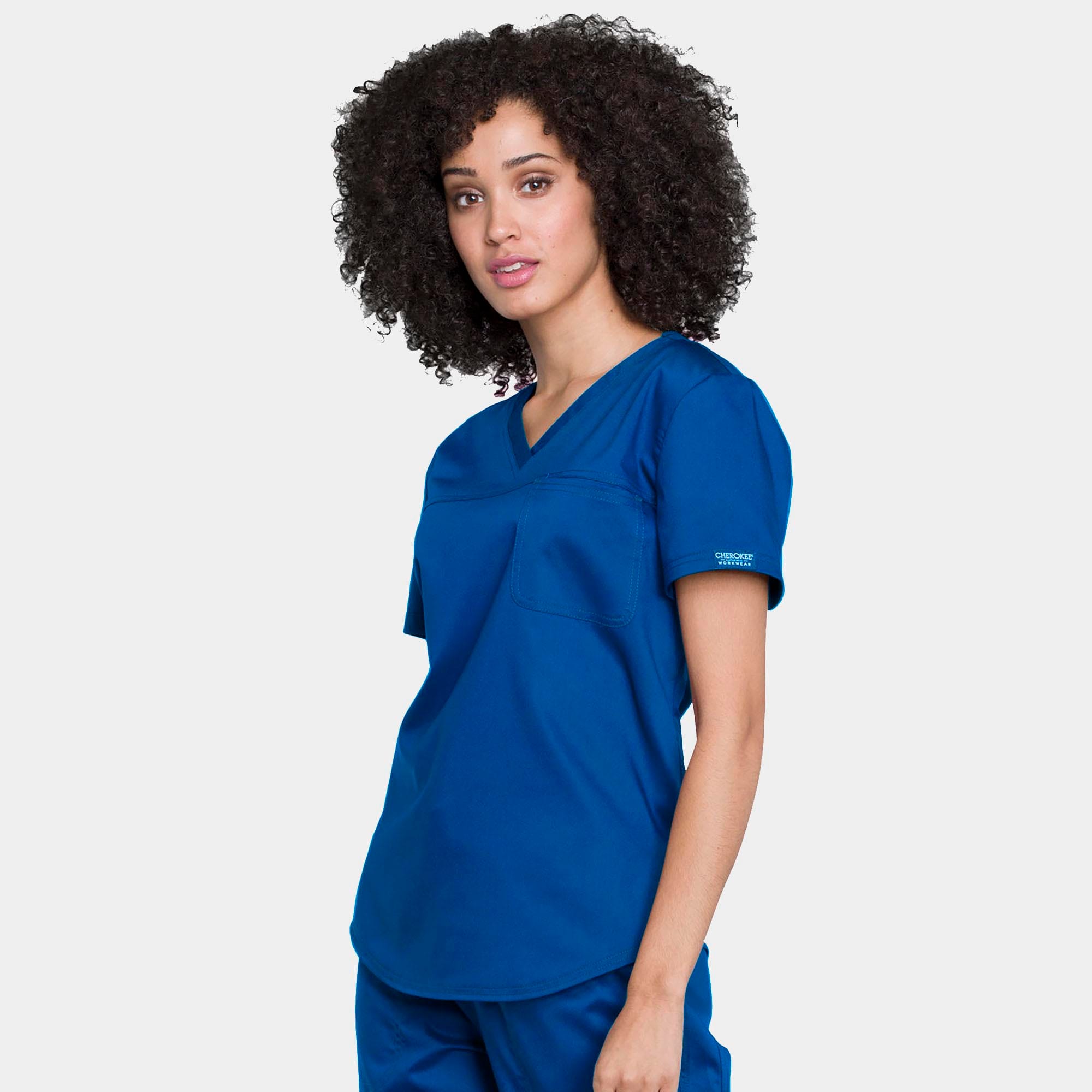 Tuckable V-Neck O.R. Top | WW657