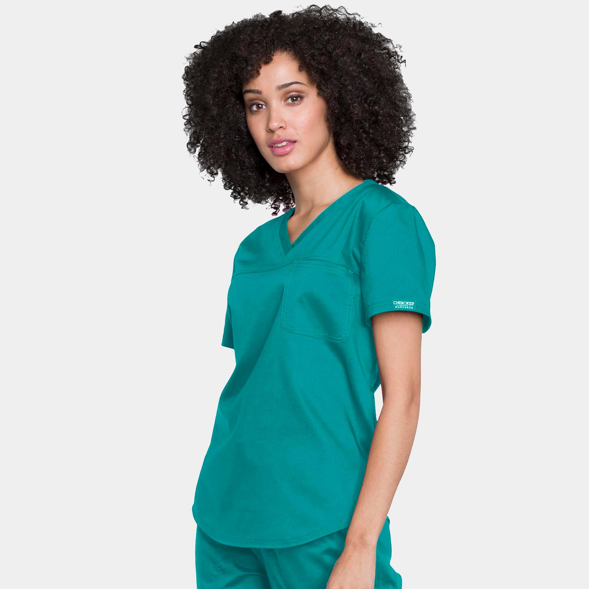 Tuckable V-Neck O.R. Top | WW657