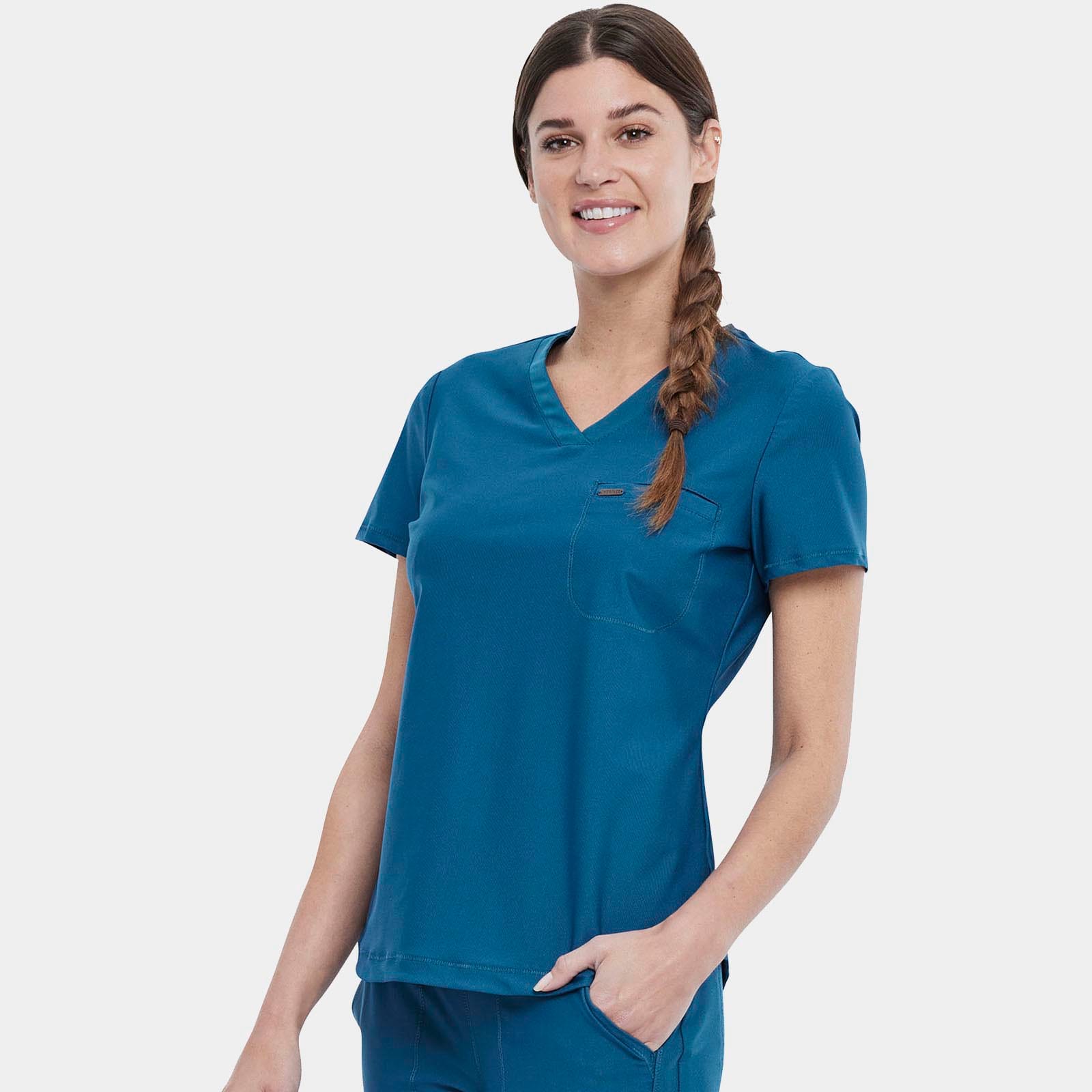 Tuckable V-Neck Top | CK819