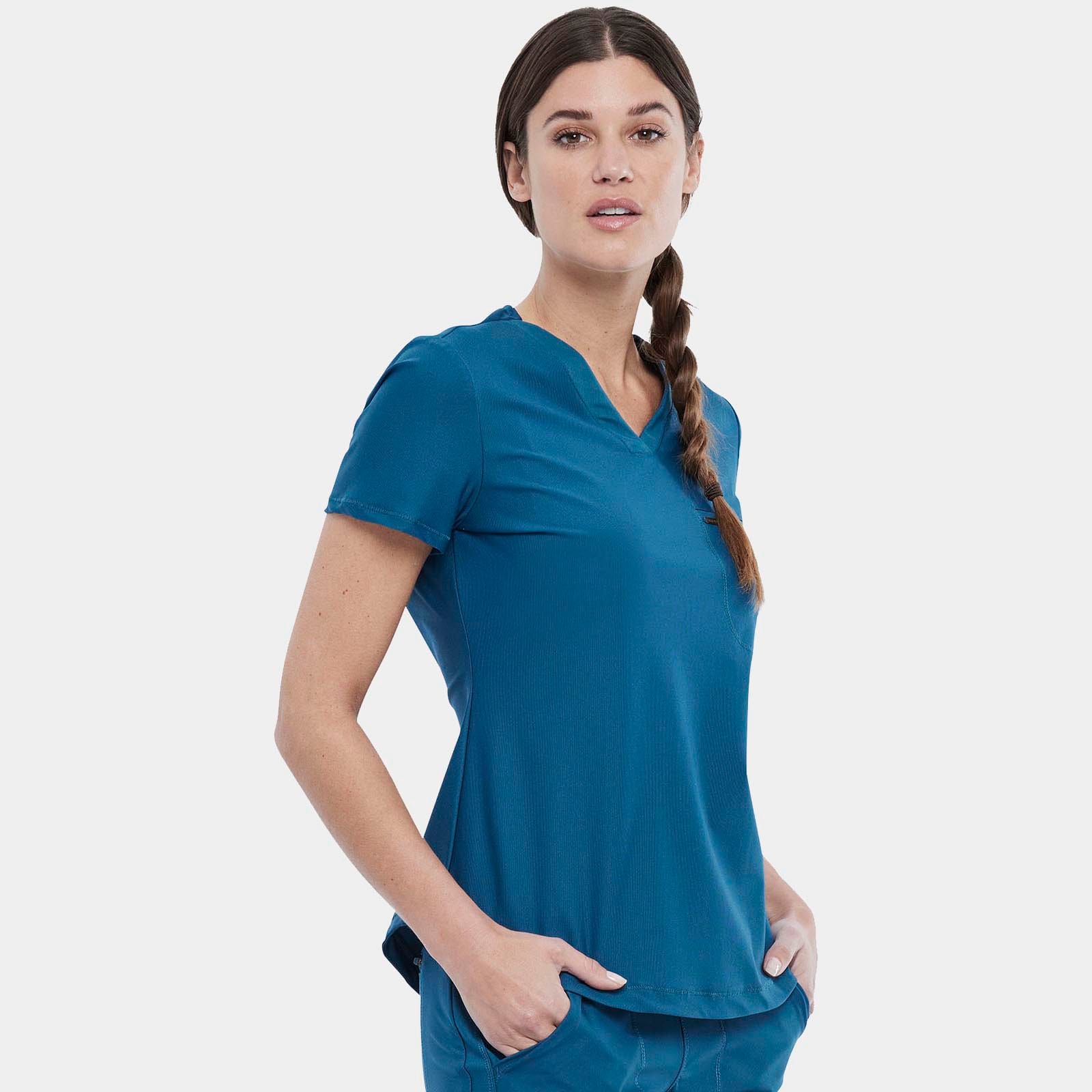 Tuckable V-Neck Top | CK819
