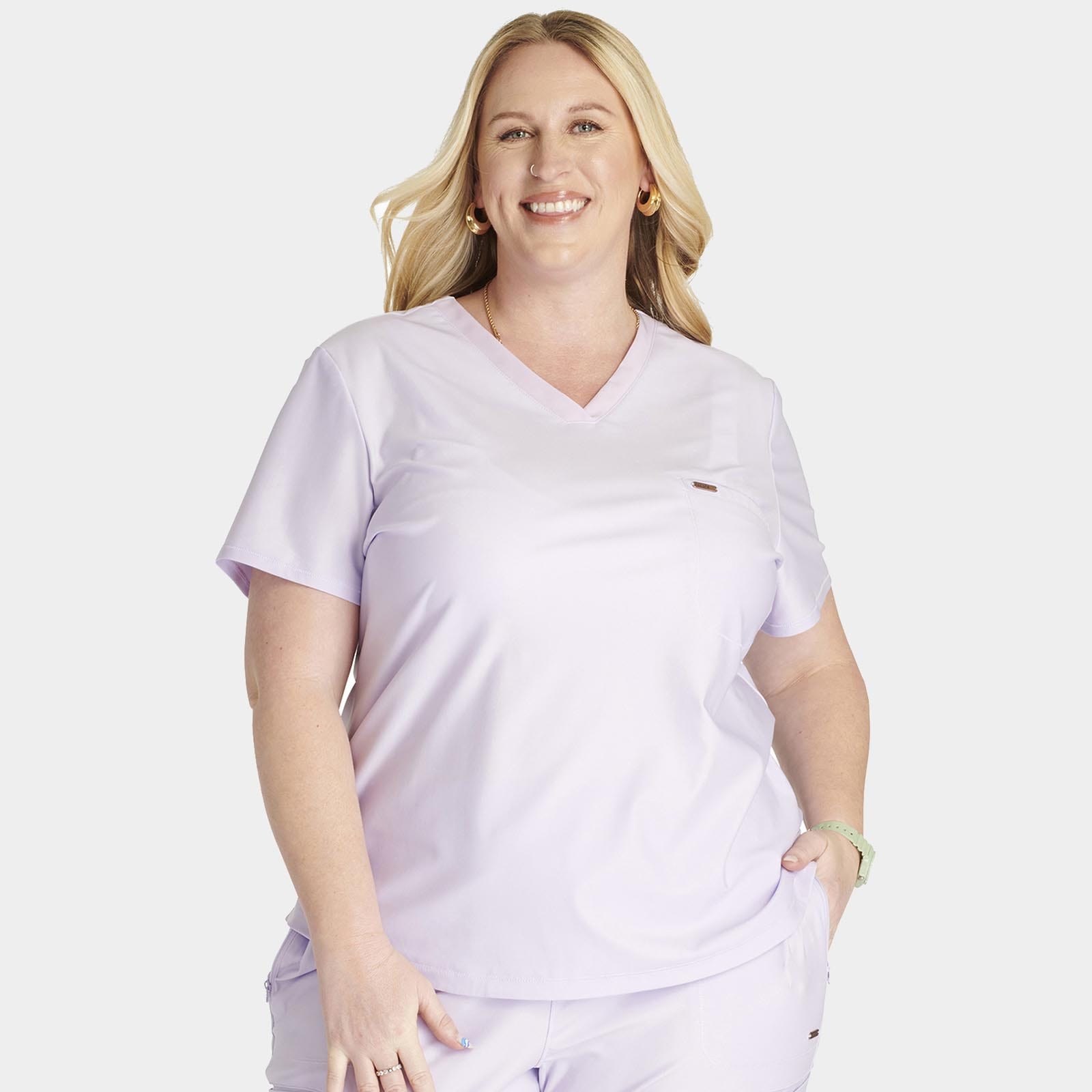 Tuckable V-Neck Top | CK819